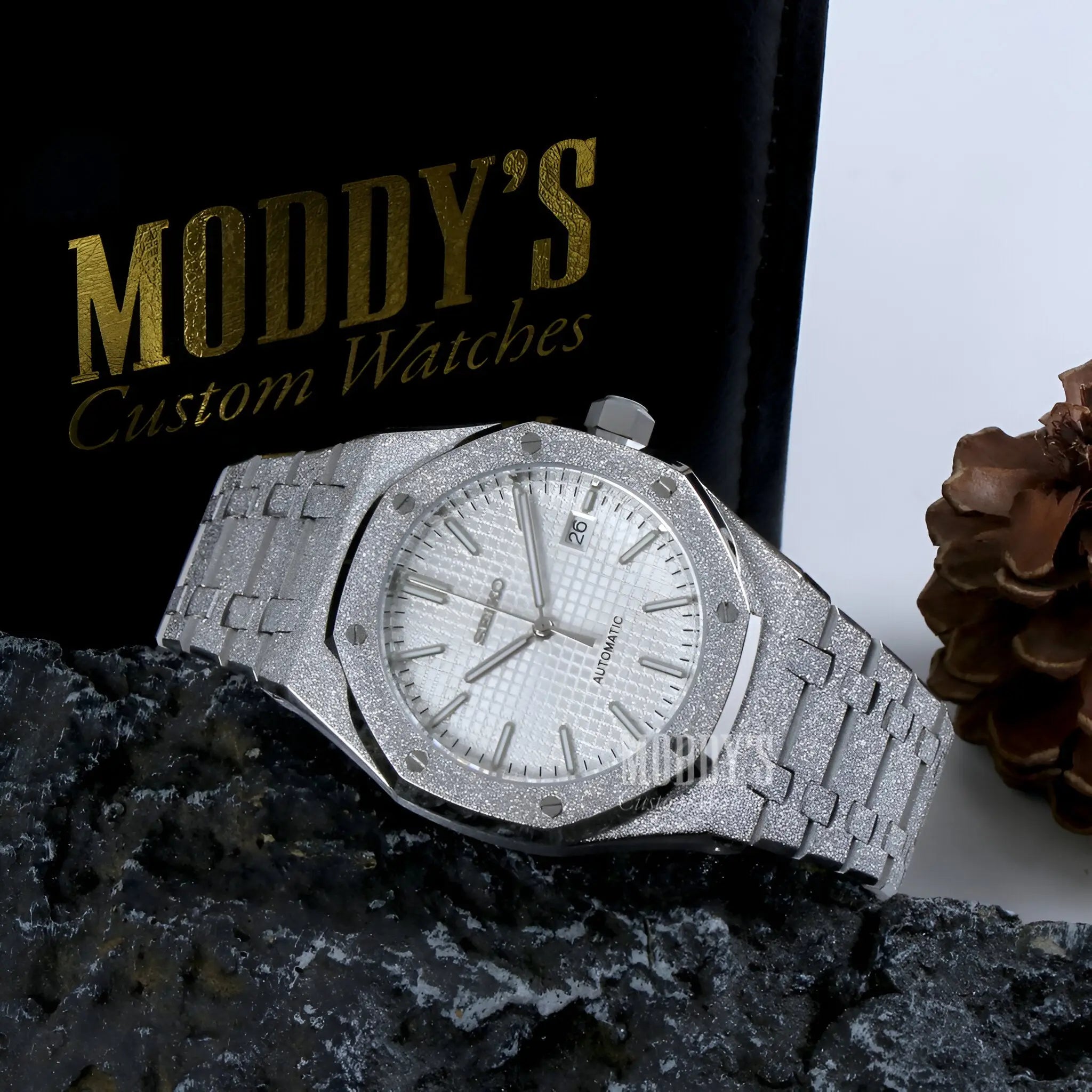 Royal Seikoak | White Iced Out