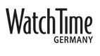 Black ’watchtime’ logo with a sleek, modern font.