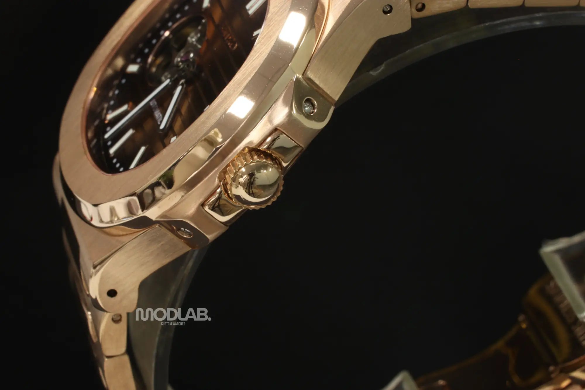 Nautiko | Rose Gold Chocolate Open Heart - Nautilus