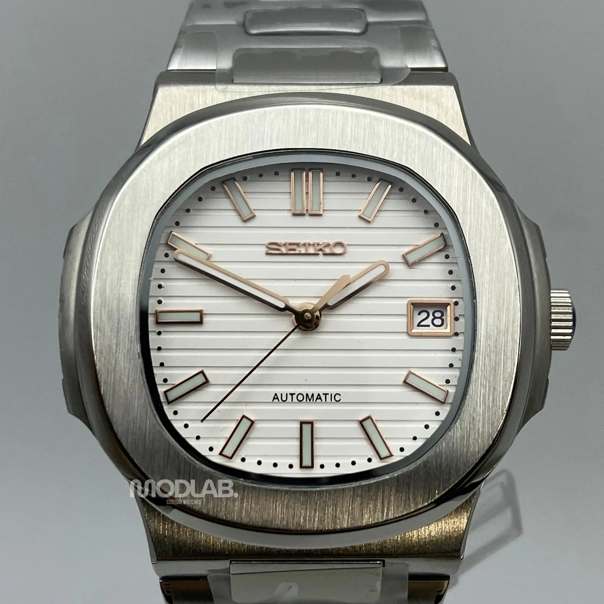 Nautiko | White - Rose Gold - Nautilus