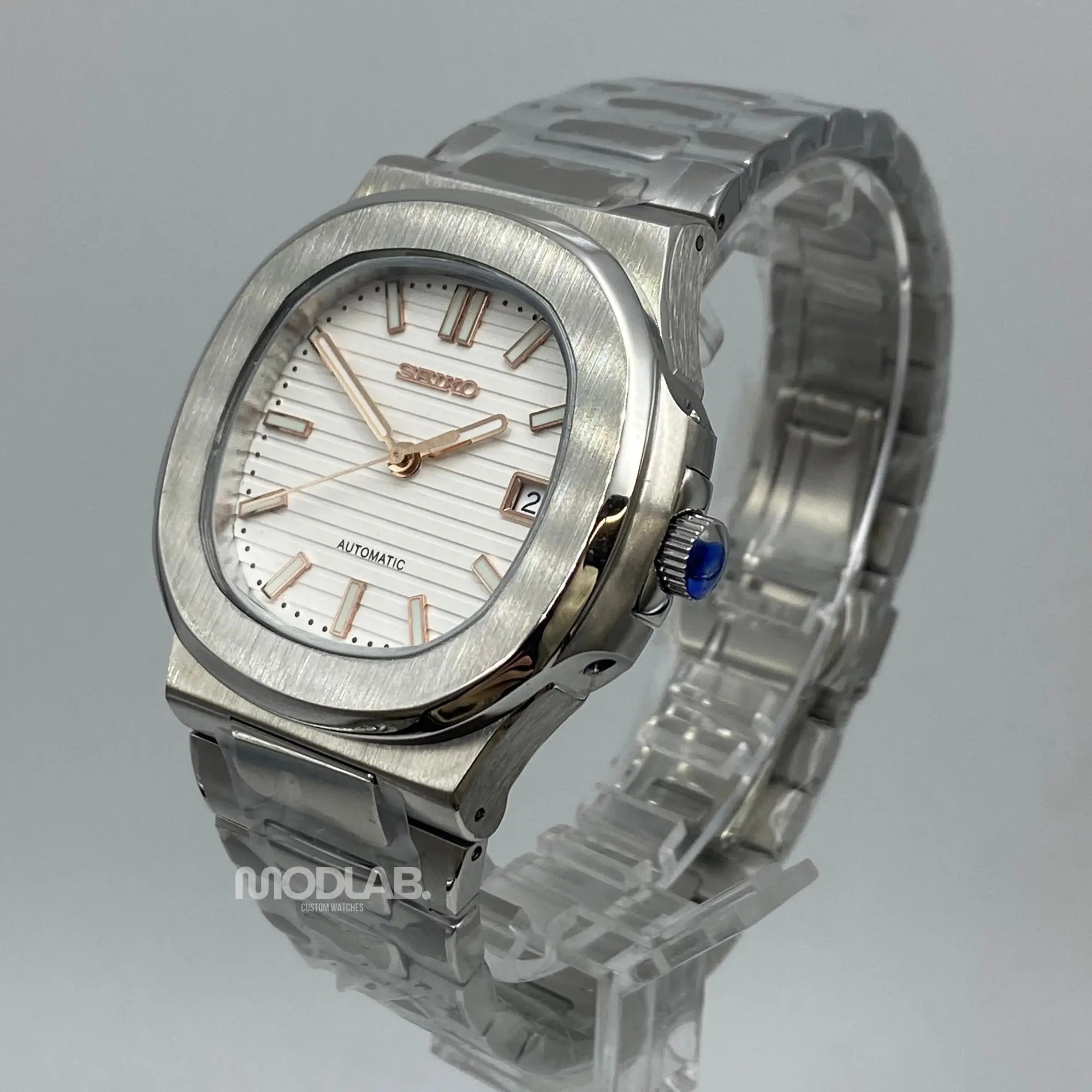 Nautiko | White - Rose Gold - Nautilus