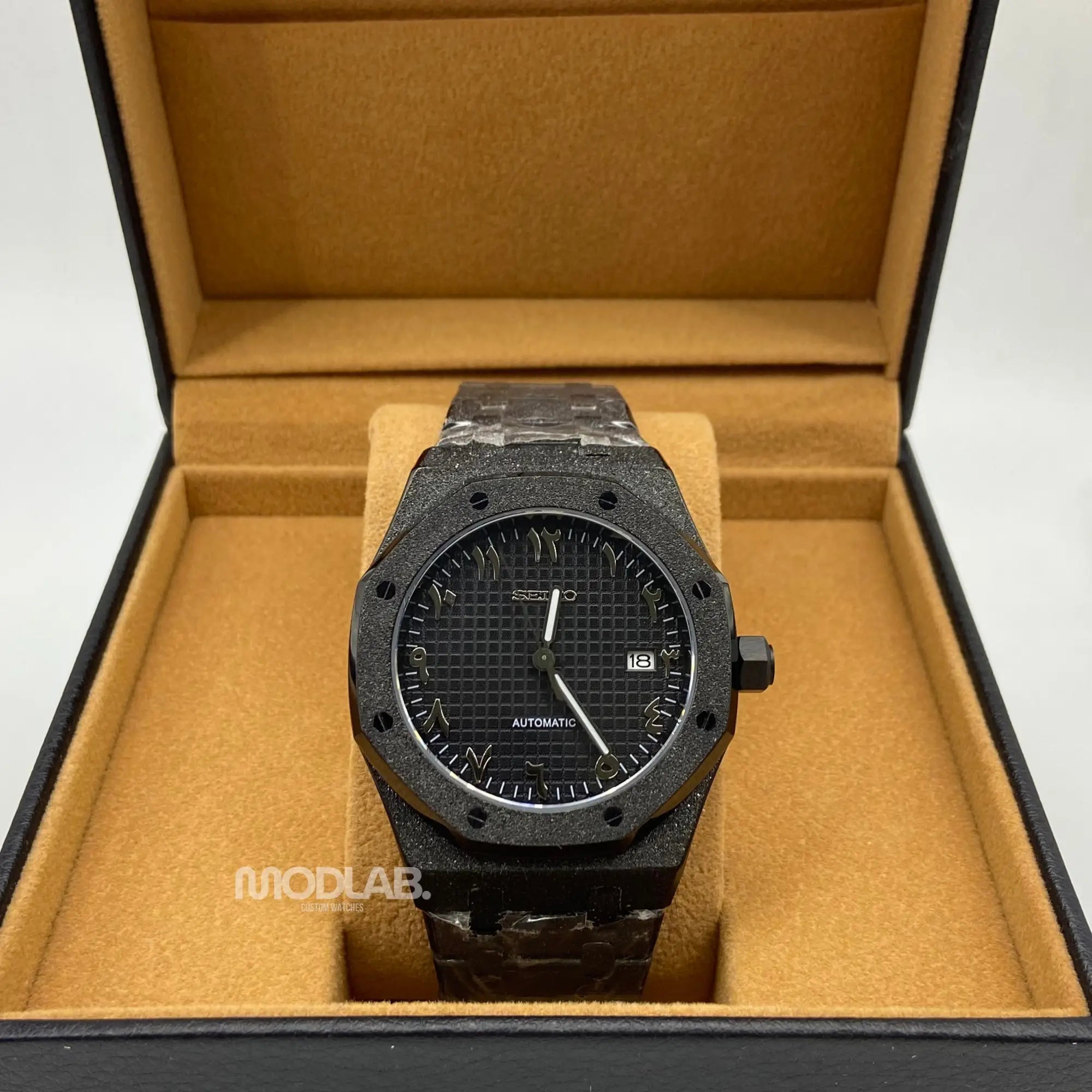 Royal Seikoak | Diamond Arabic Black - Royal Oak