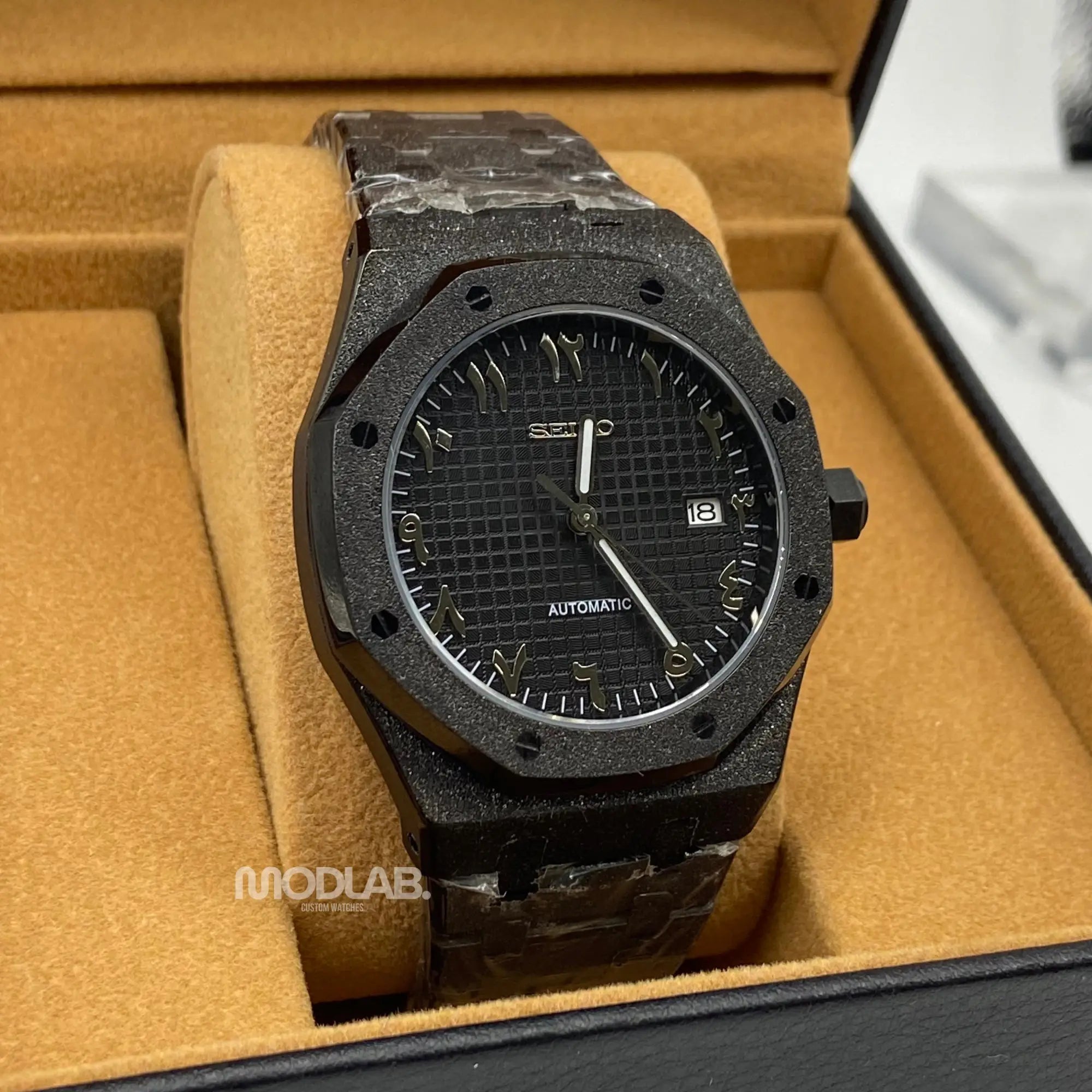 Royal Seikoak | Diamond Arabic Black - Royal Oak