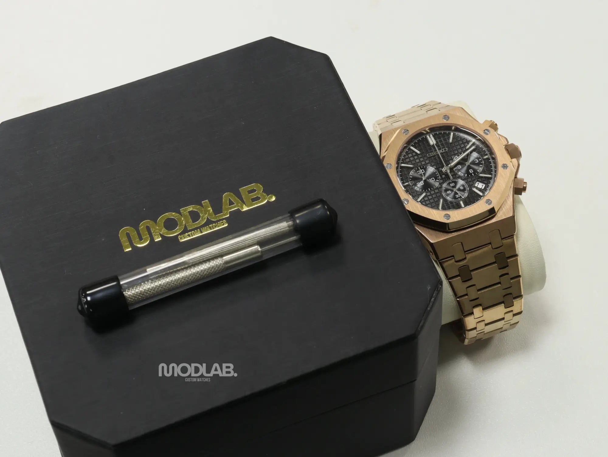 Royal Seikoak | Rose Gold Black - Royal Oak