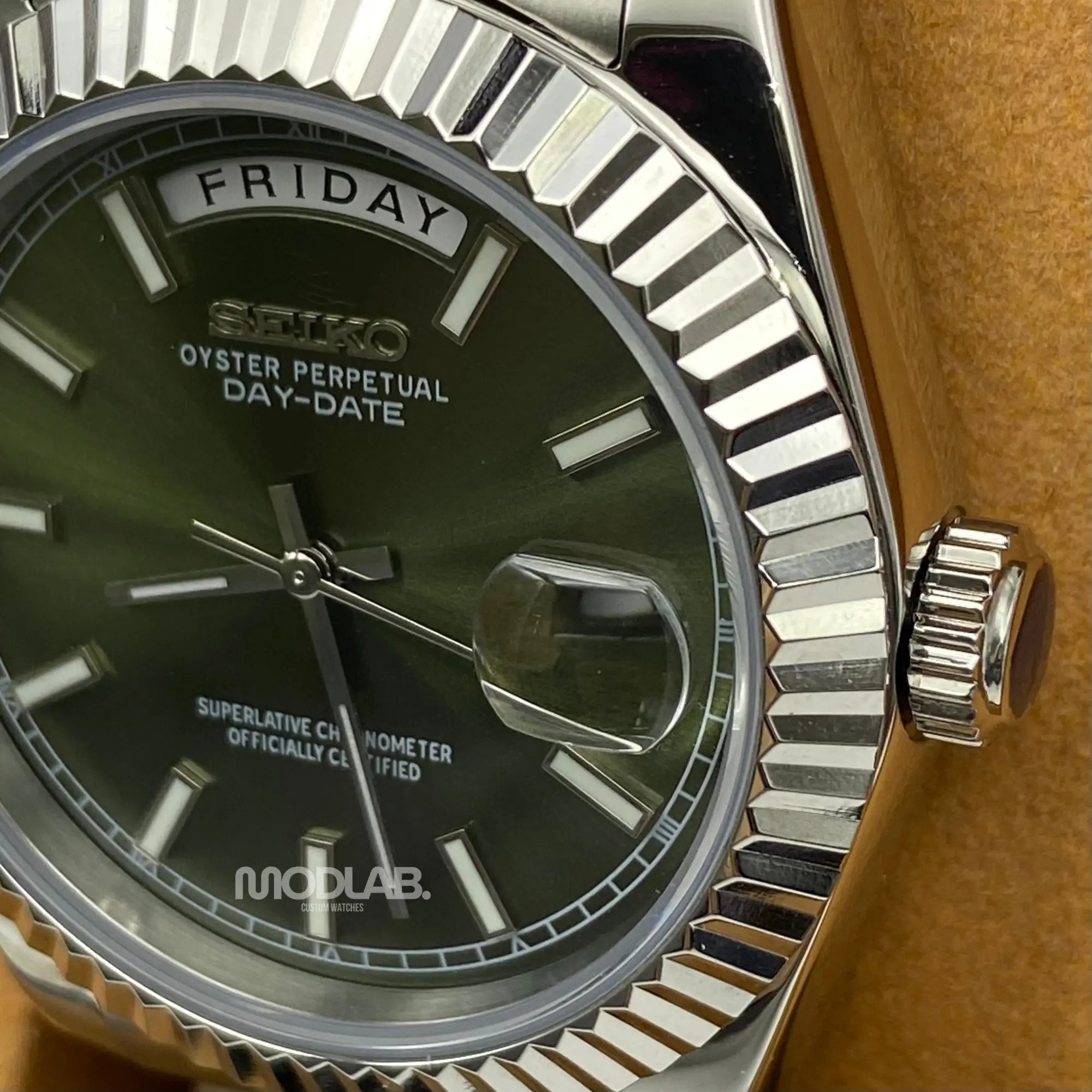 Seikojust | Daydate Dark Green - Datejust