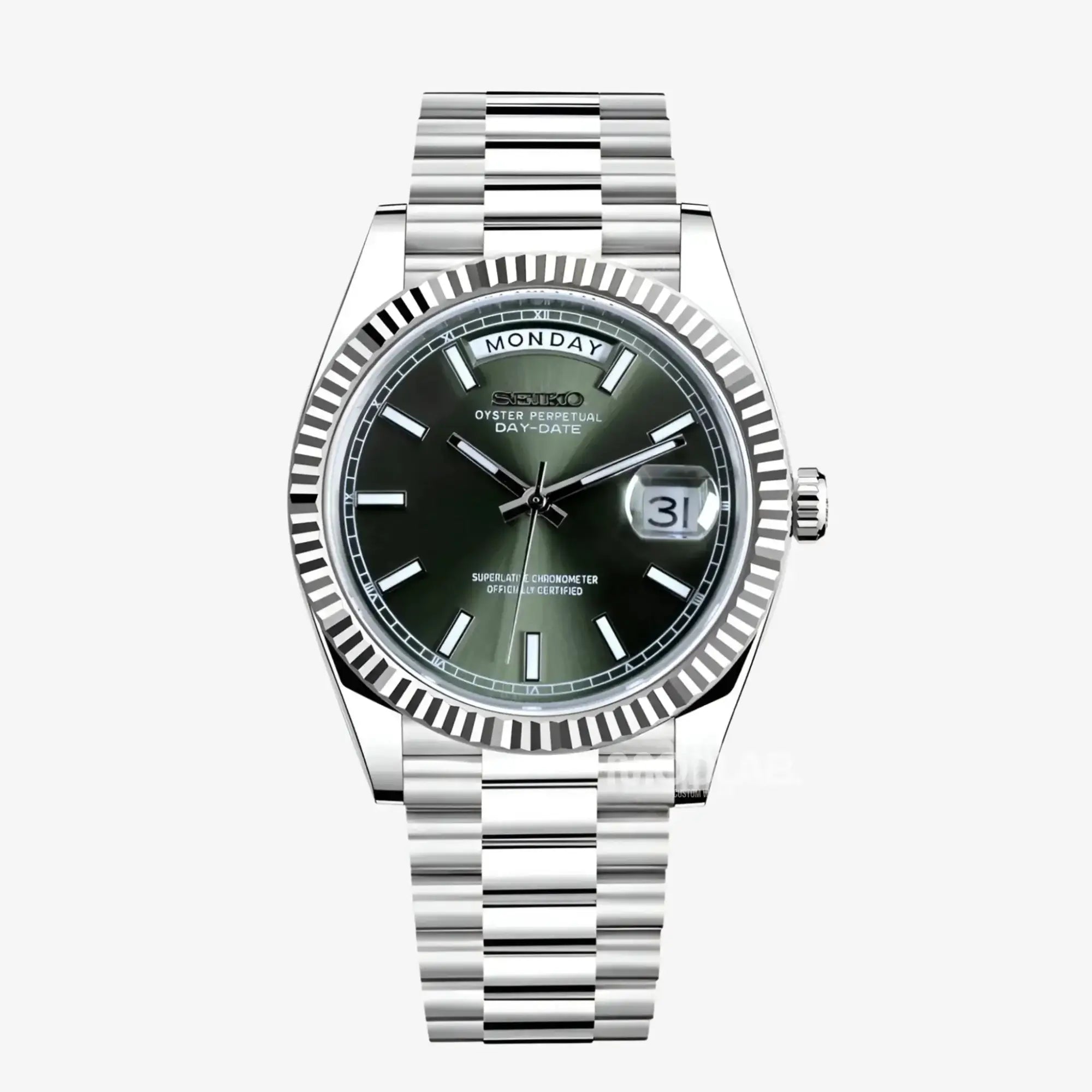 Seikojust | Daydate Dark Green - Datejust