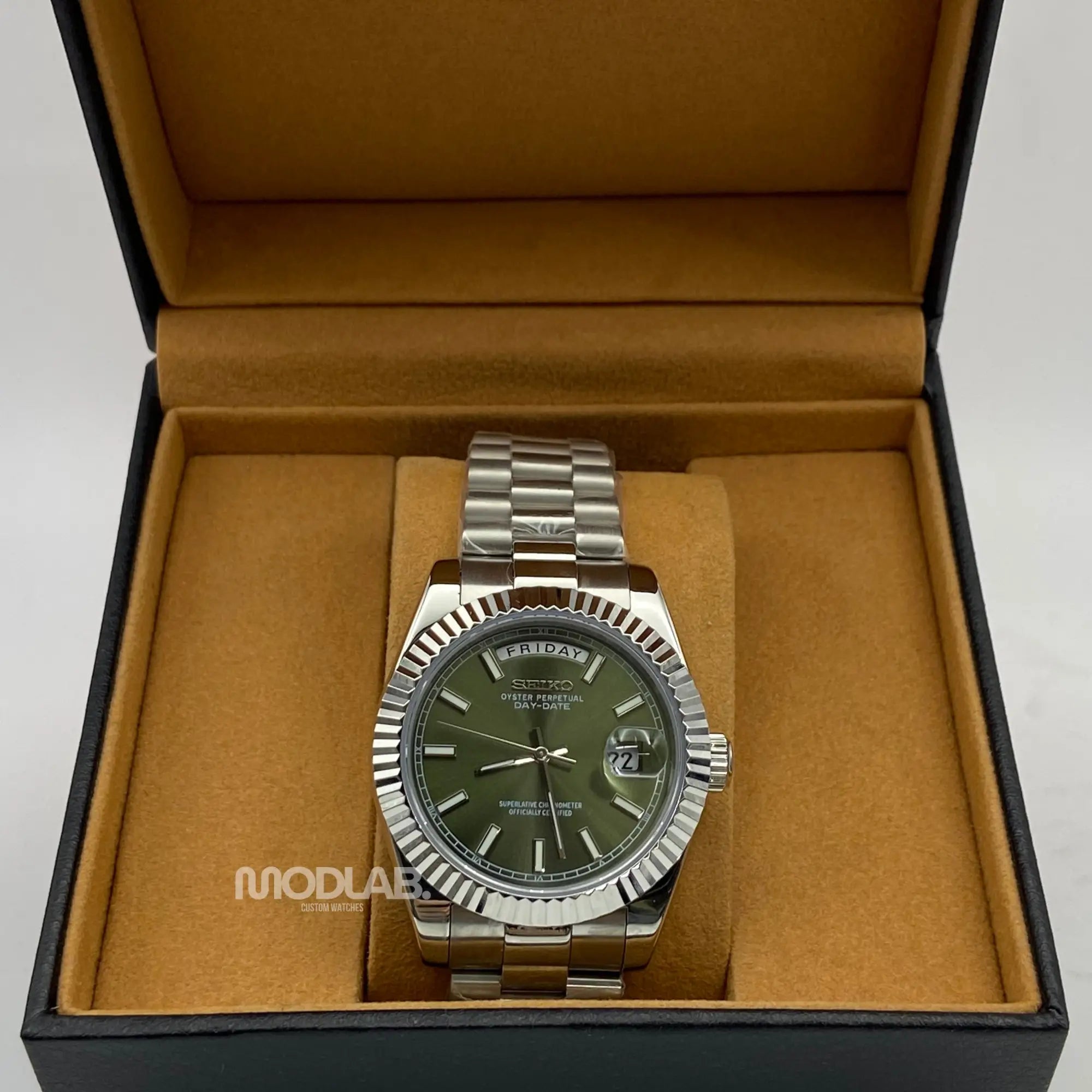 Seikojust | Daydate Dark Green - Datejust