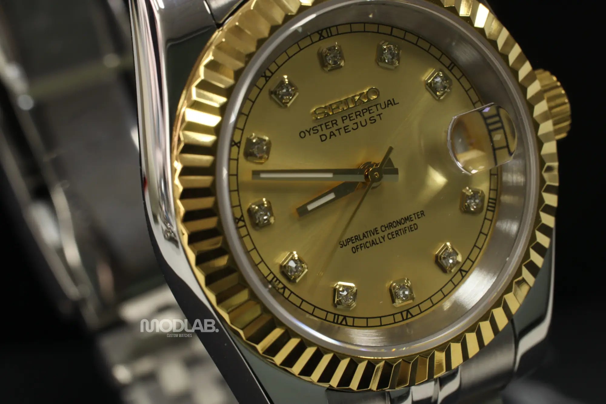 Seikojust | Gold Crystals - Datejust