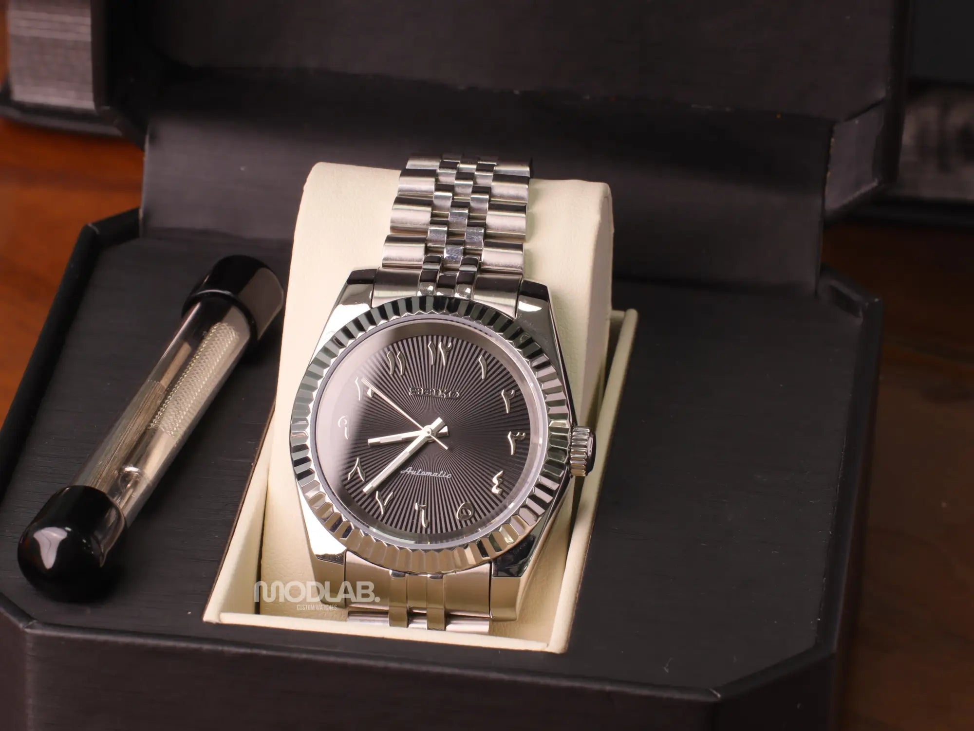 Seikojust | Grey Arabic - Datejust