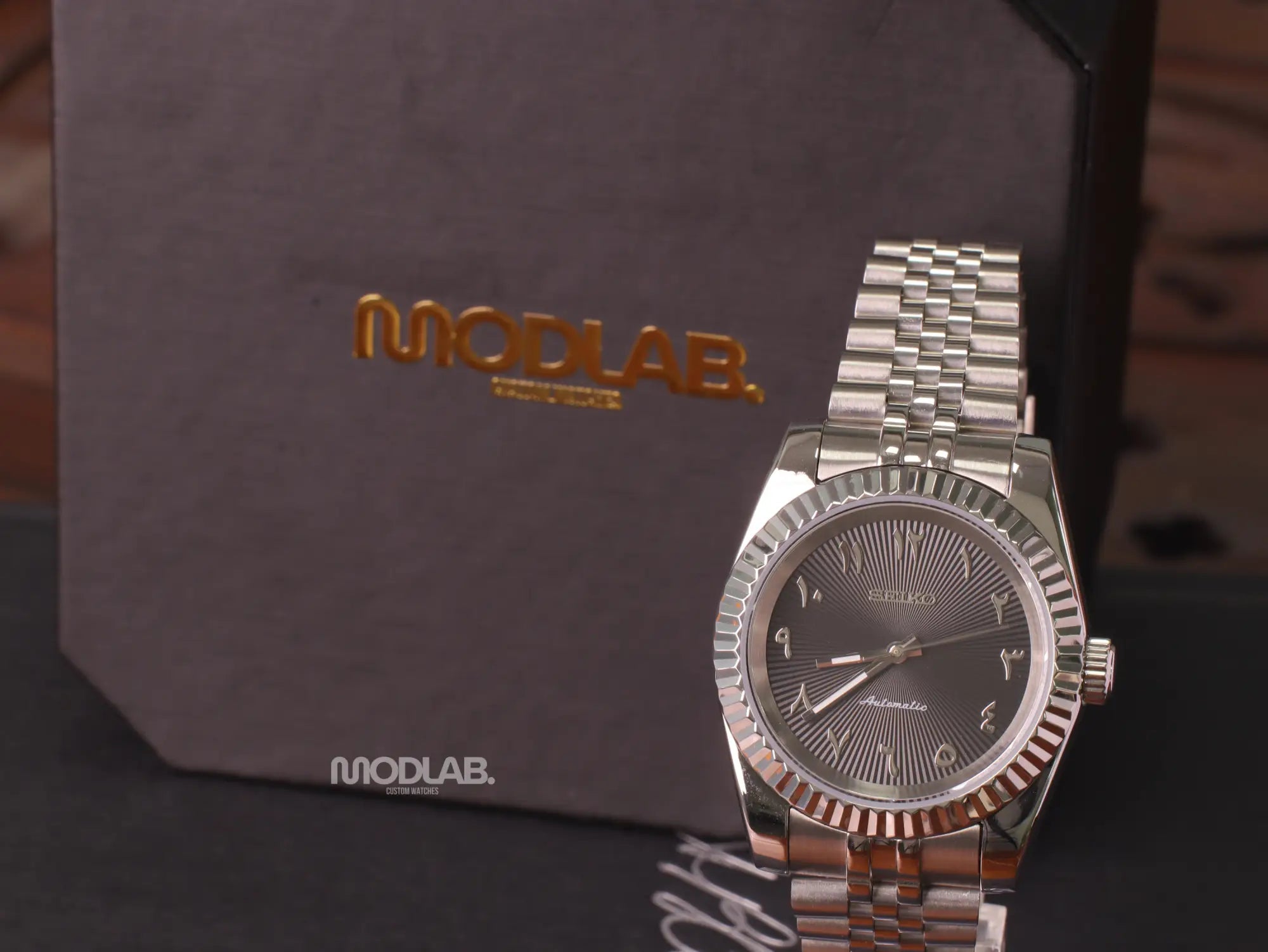 Seikojust | Grey Arabic - Datejust