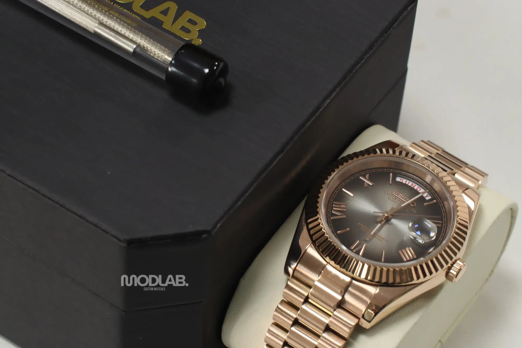Seikojust | Grey Rose Gold Roman - Datejust