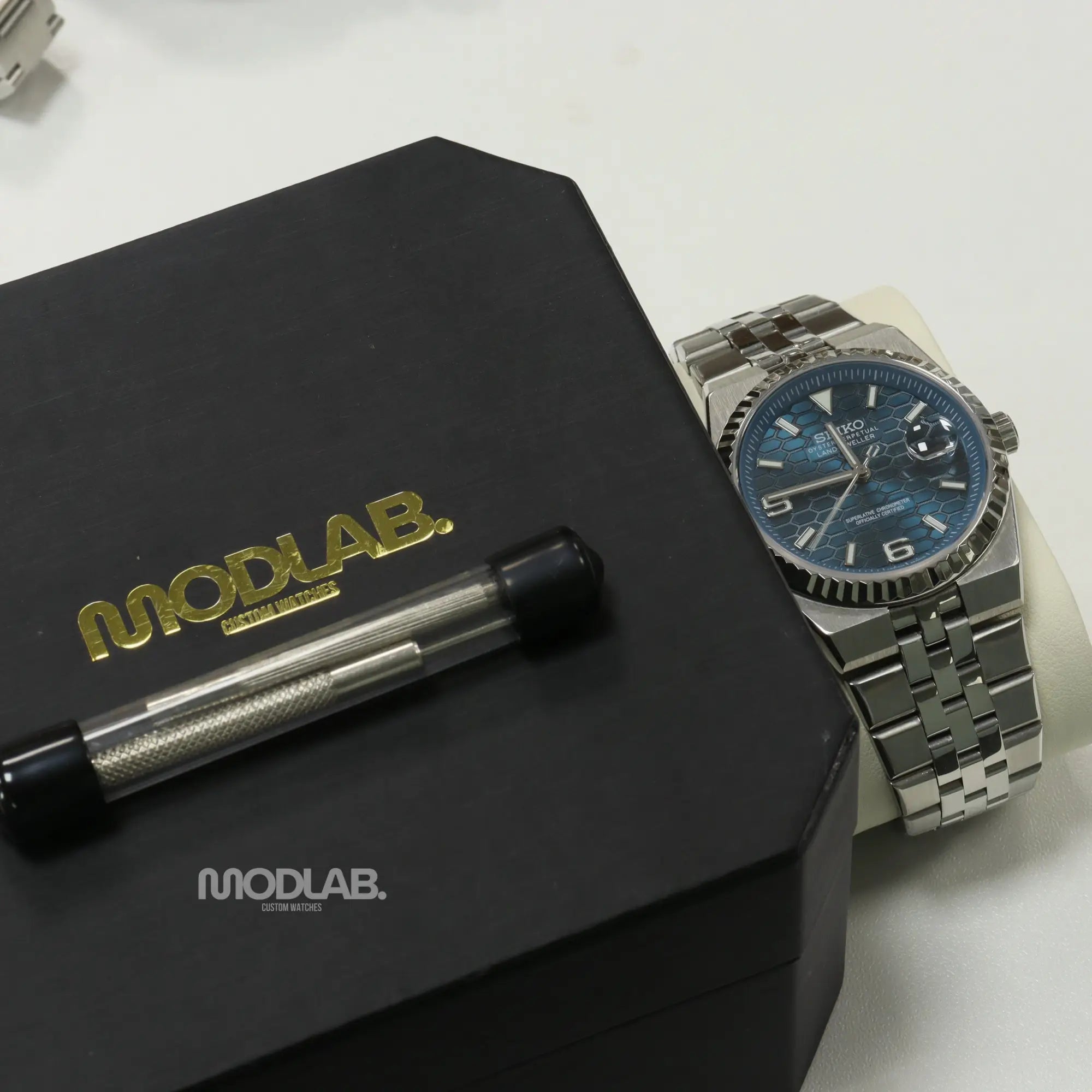 Seikojust | Land-Dweller Blue Fish - Datejust