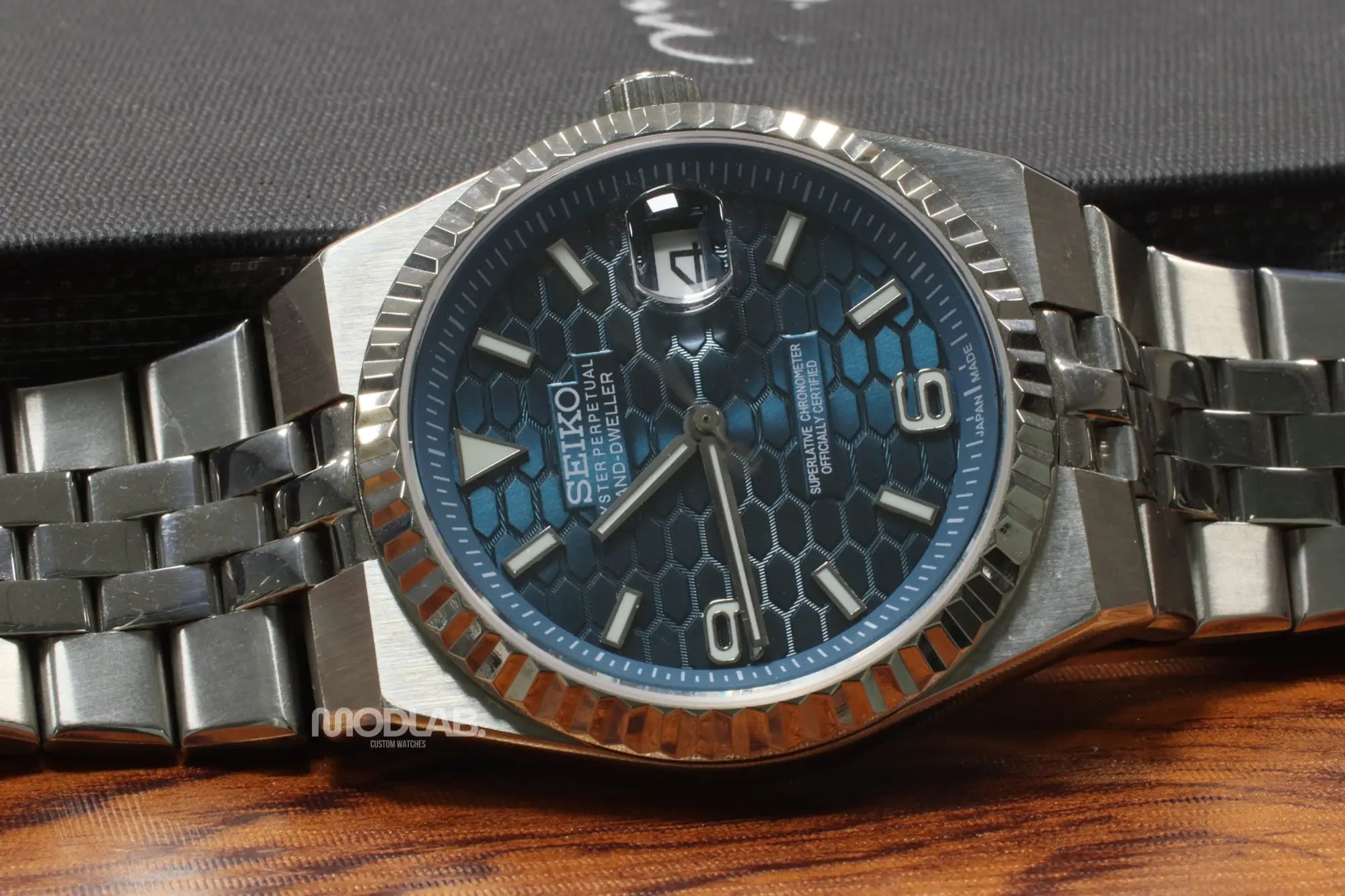 Seikojust | Land-Dweller Blue Fish - Datejust