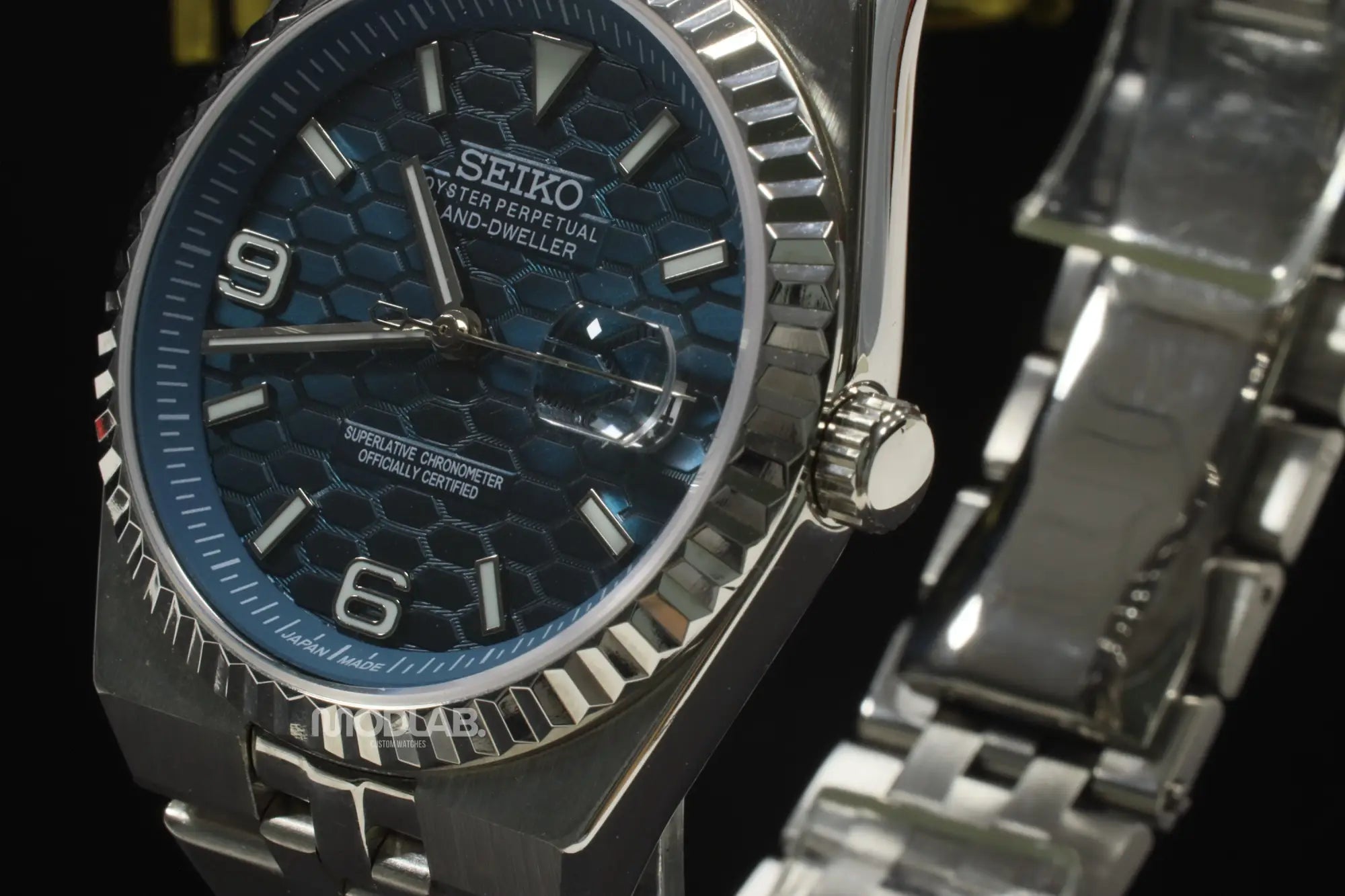 Seikojust | Land-Dweller Blue Fish - Datejust