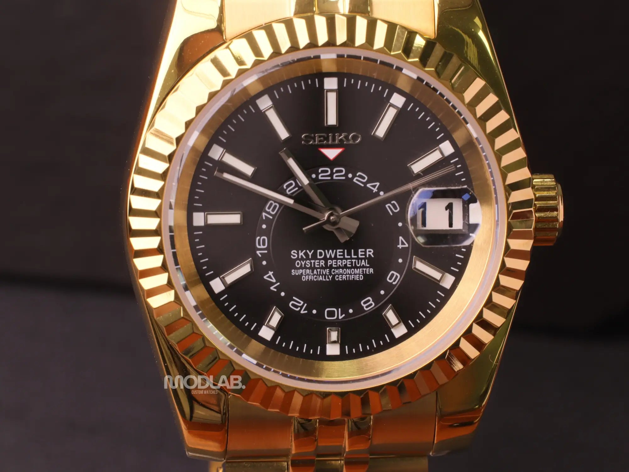 Seikojust | Sky Dweller Gold Black - Datejust