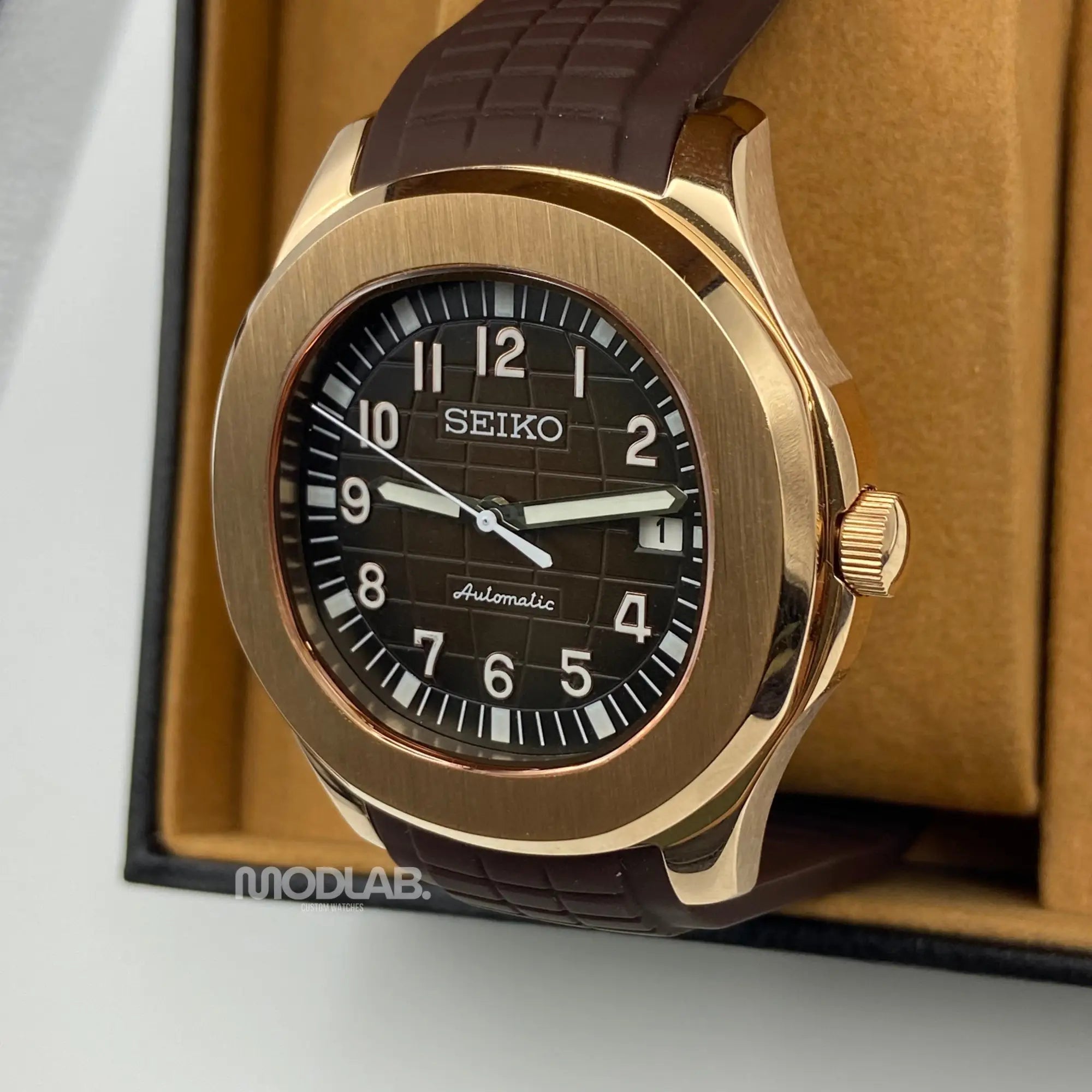 Seikonaut | Brown (Rose Gold) - Aquanaut