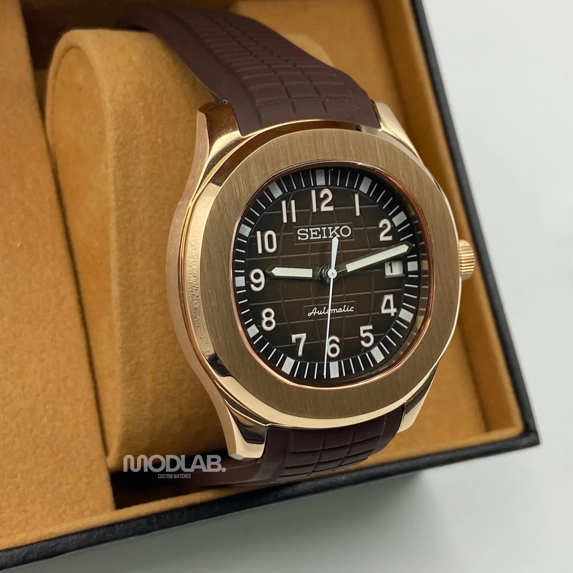 Seikonaut | Brown (Rose Gold) - Aquanaut