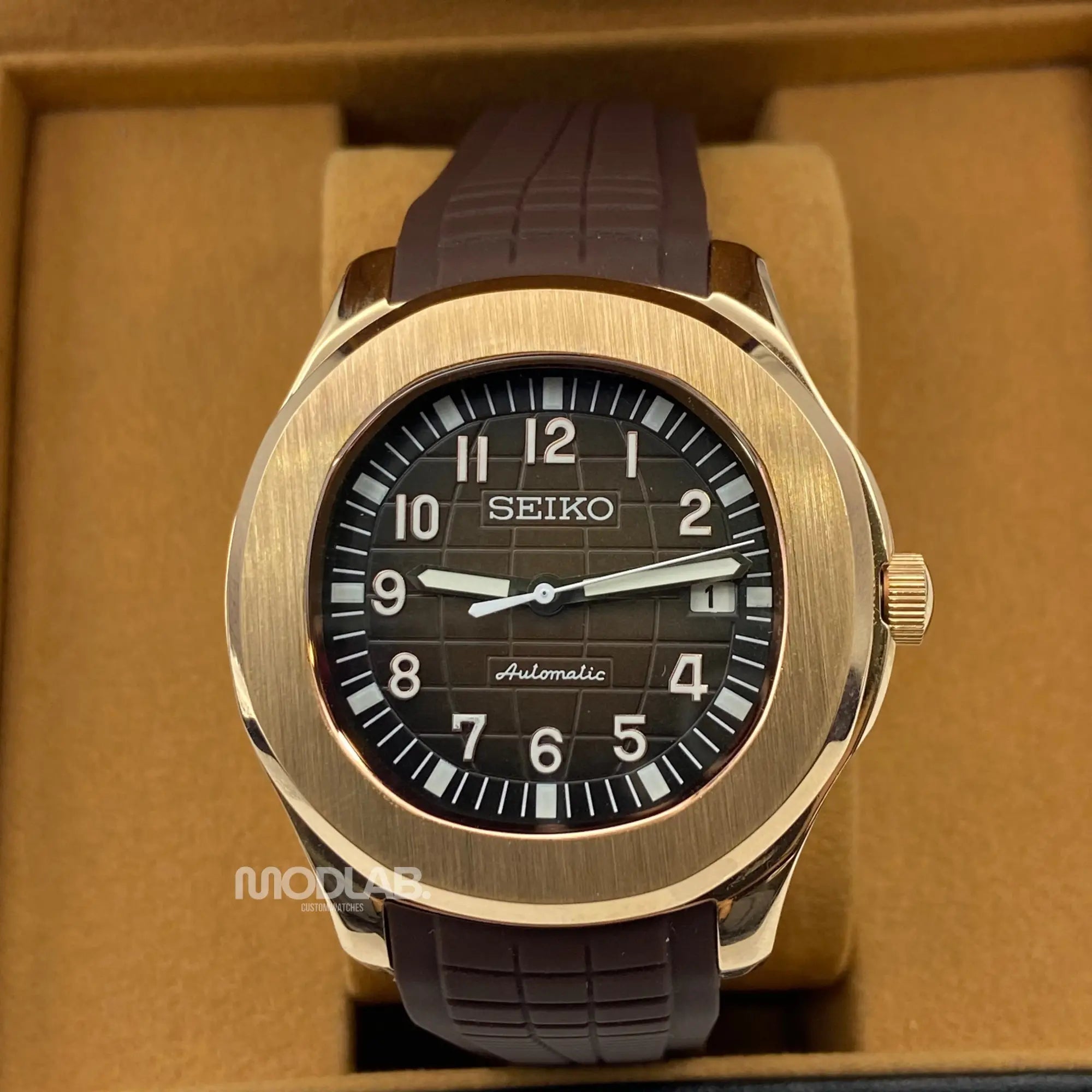 Seikonaut | Brown (Rose Gold) - Aquanaut