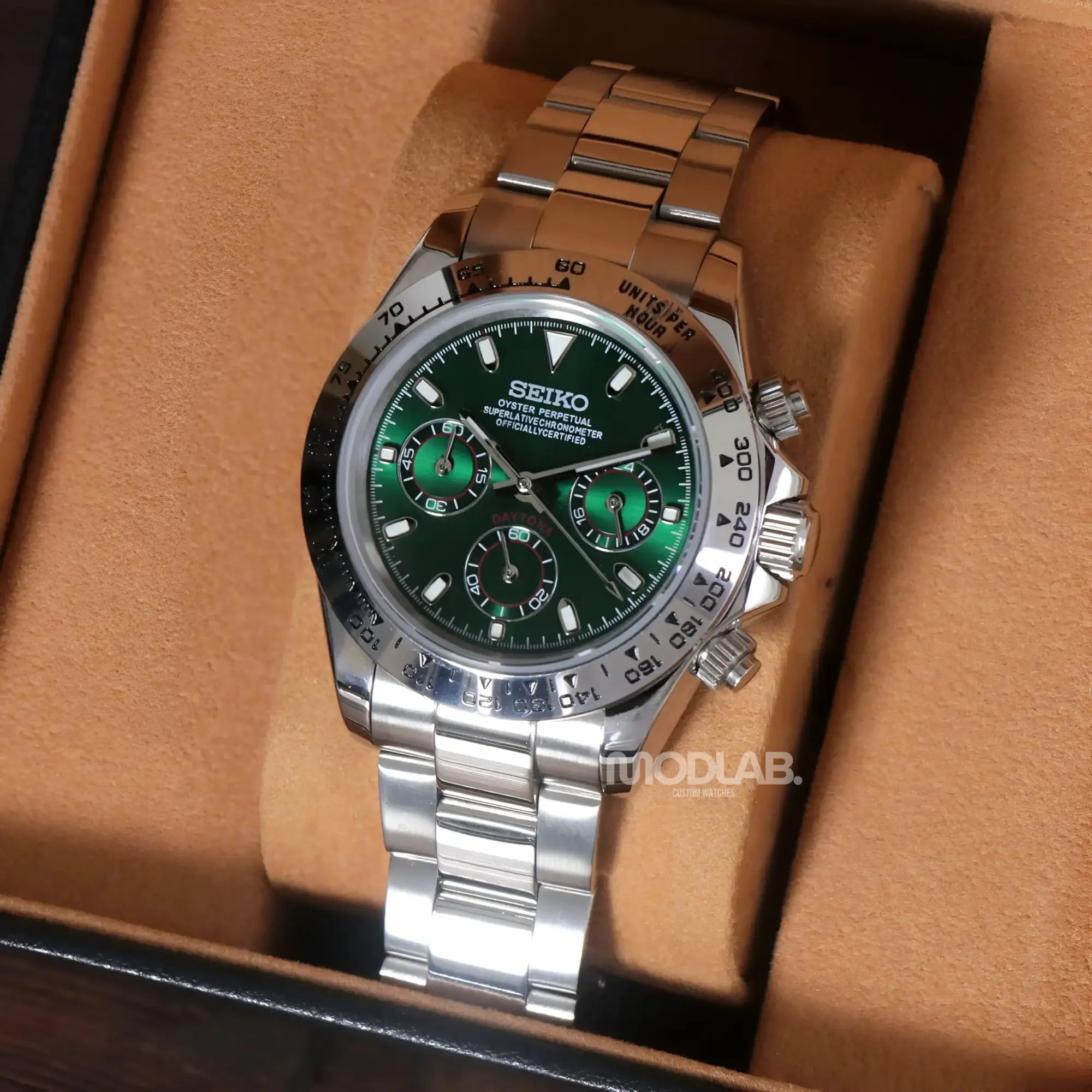 Seitona | Silver - Green - Daytona