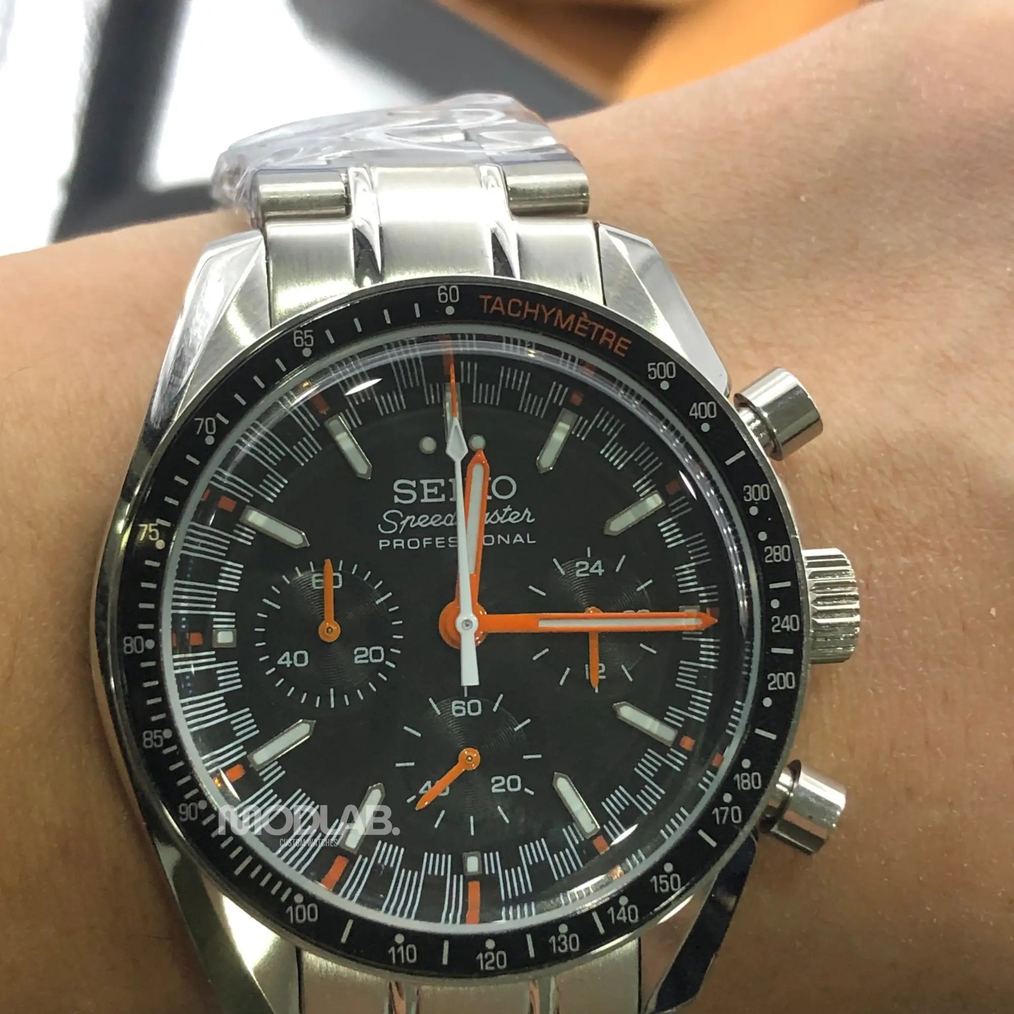 Speedseiko | Black - Orange - Speedmaster