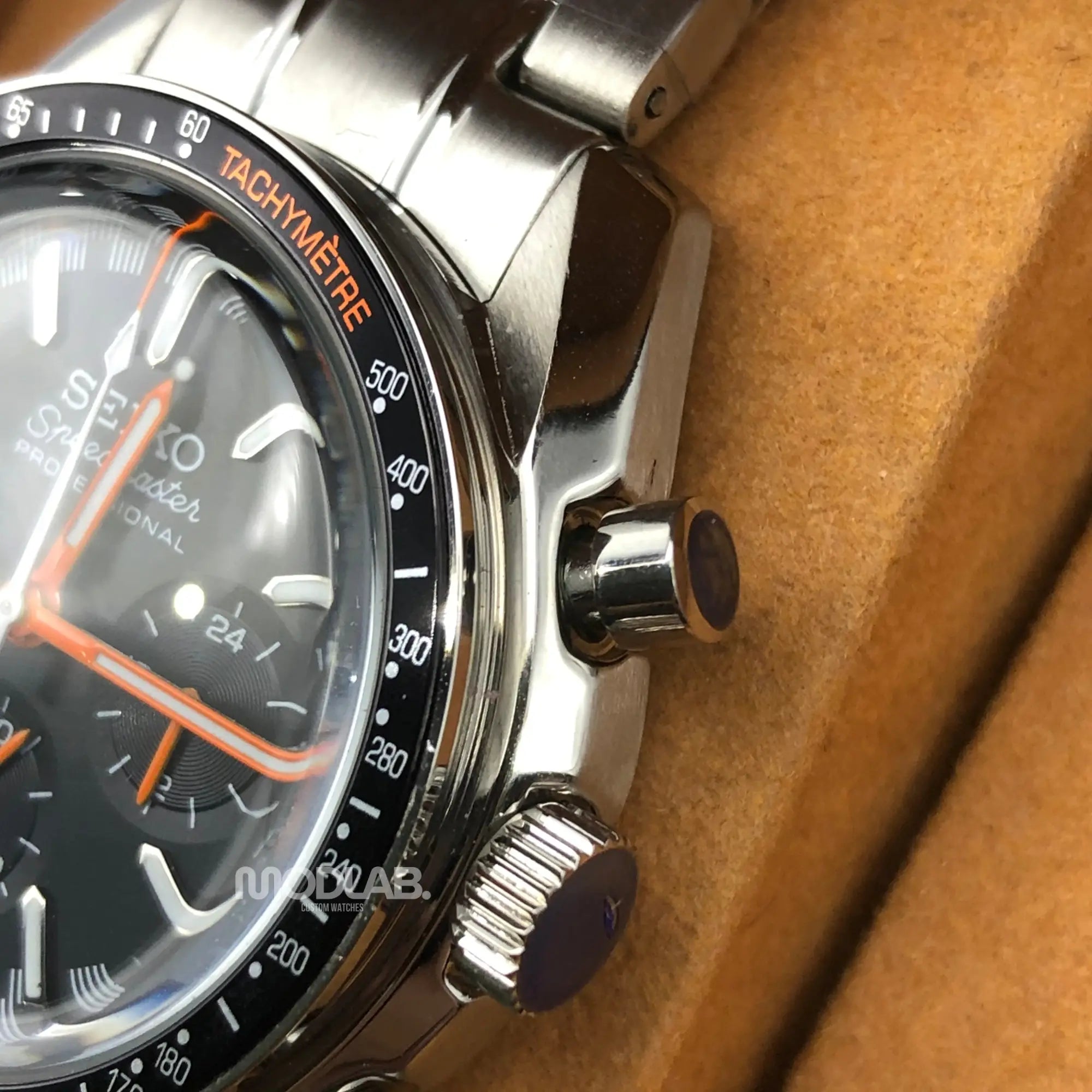 Speedseiko | Black - Orange - Speedmaster
