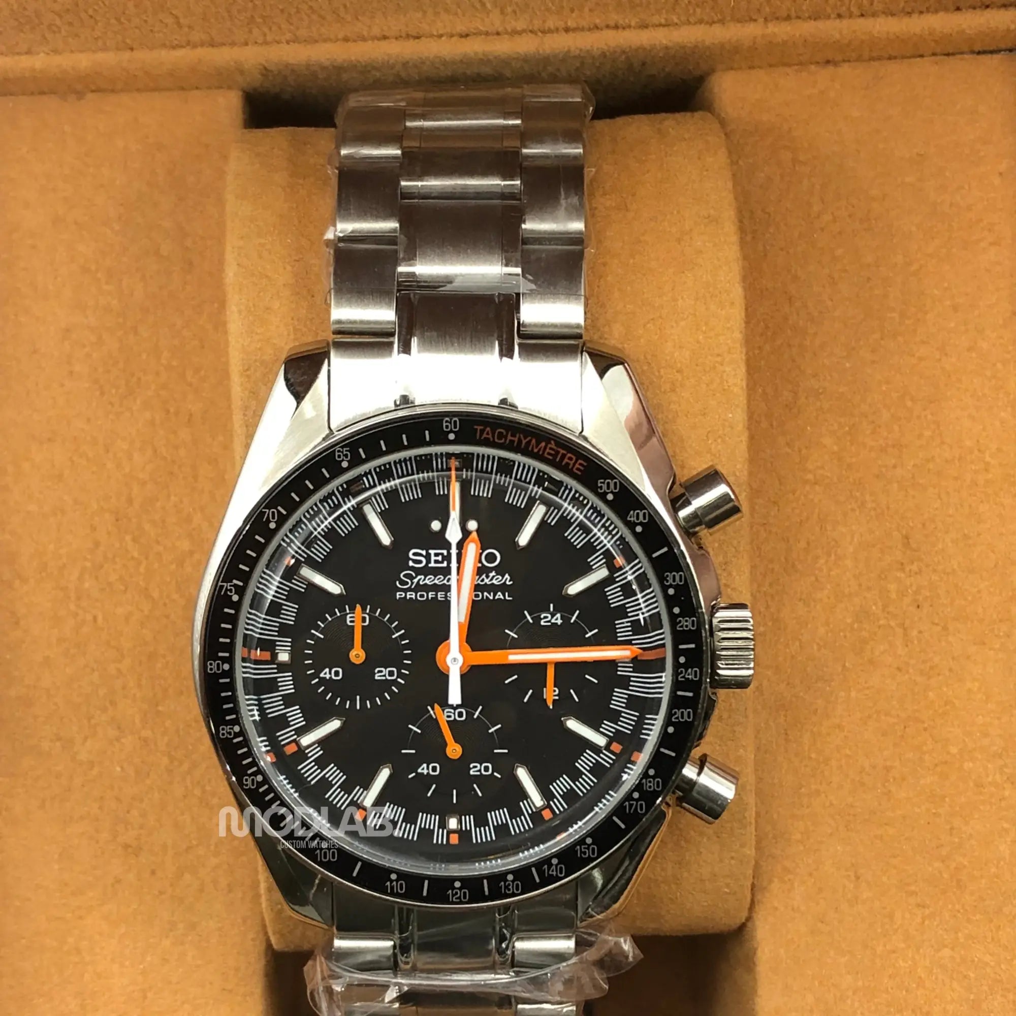 Speedseiko | Black - Orange - Speedmaster