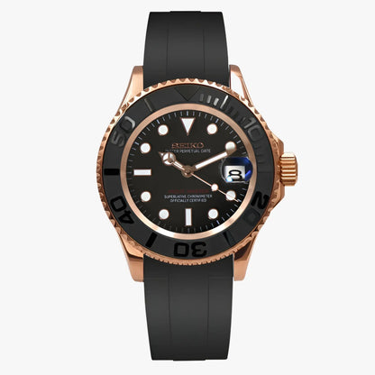 Seikomariner | Rose Gold - Black