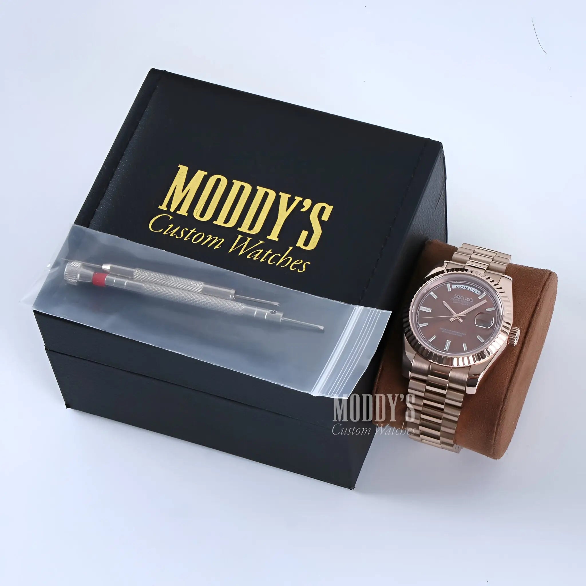 Seikojust | Daydate Rose Gold Chocolate