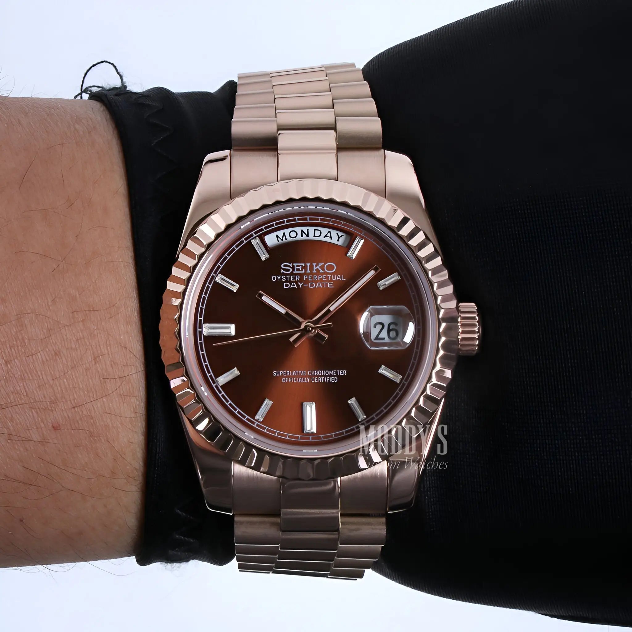 Seikojust | Daydate Rose Gold Chocolate
