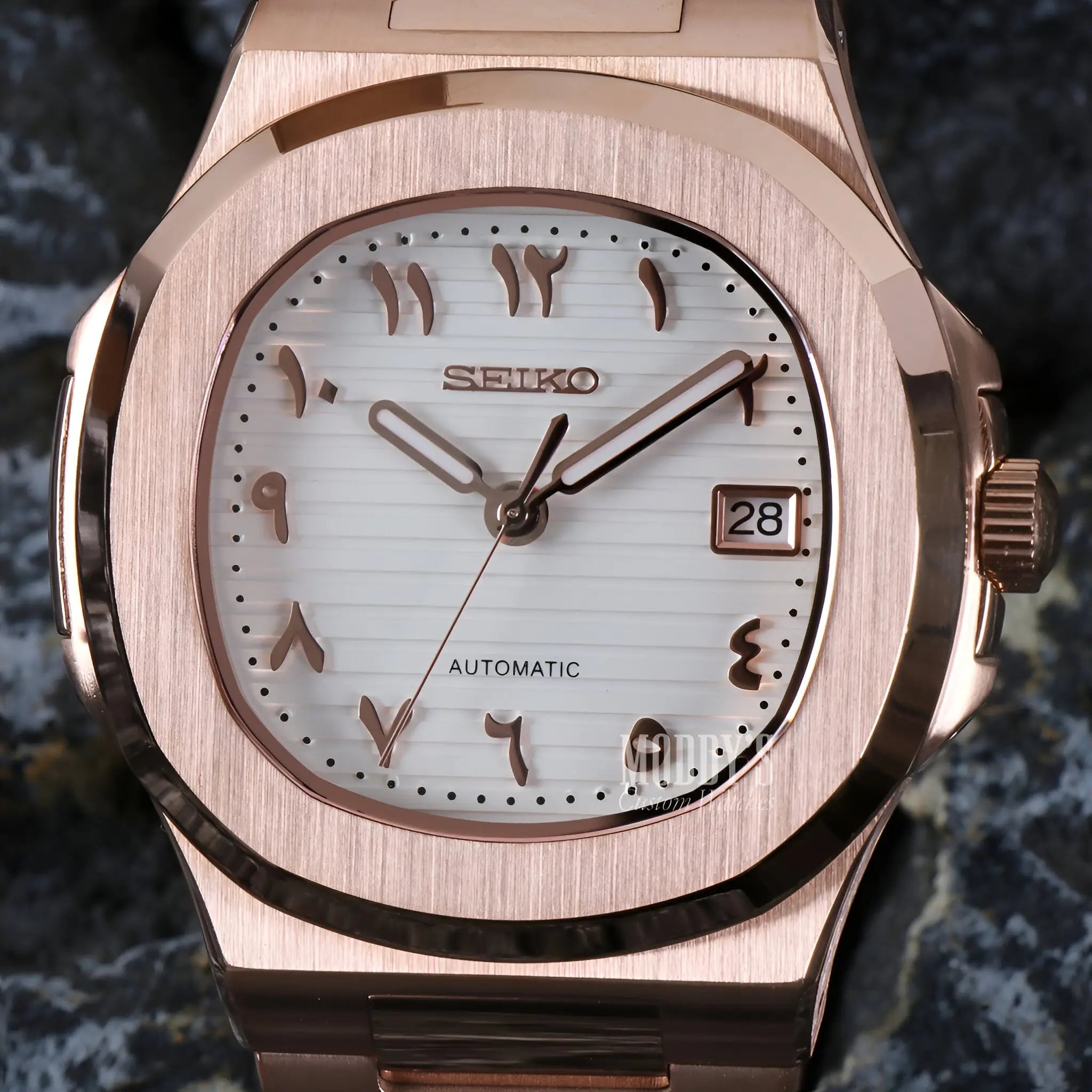 Nautiko | Arabic Rose Gold - White