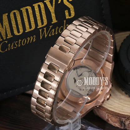 Nautiko | Rose Gold Black