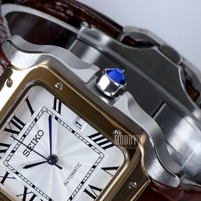 Santeiko | White Brown Leather