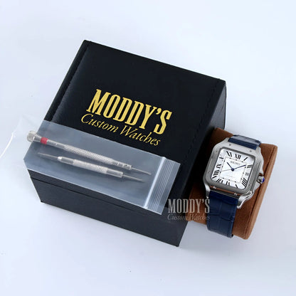 Santeiko | White Blue Leather