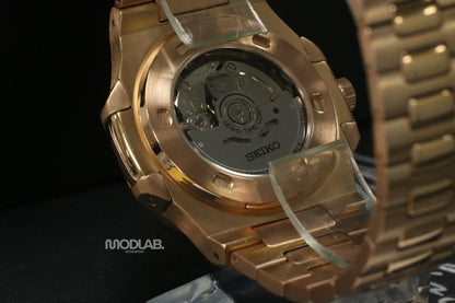 Nautiko | Rose Gold Chocolate Open Heart - Nautilus