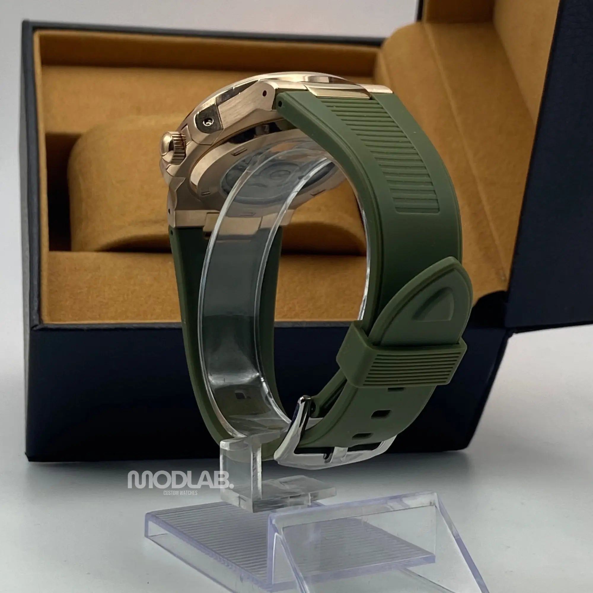 Nautiko | Rose Gold - Green Arabic - Nautilus