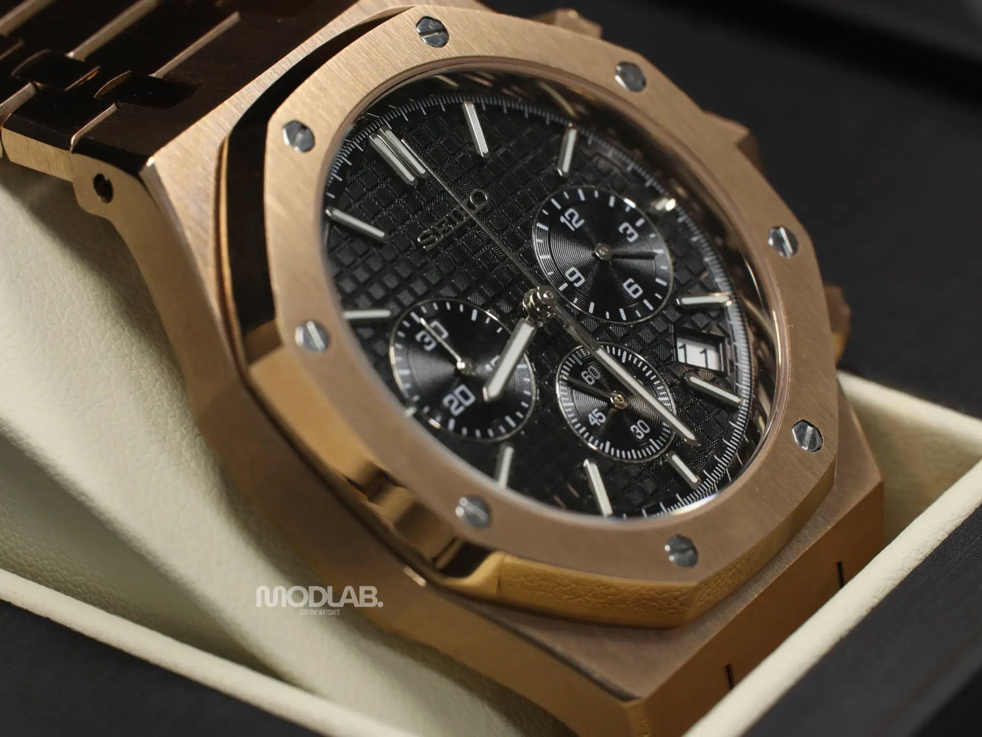 Royal Seikoak | Rose Gold Black - Royal Oak