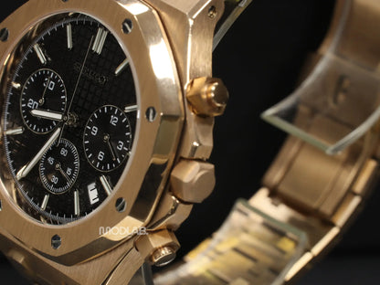 Royal Seikoak | Rose Gold Black - Royal Oak