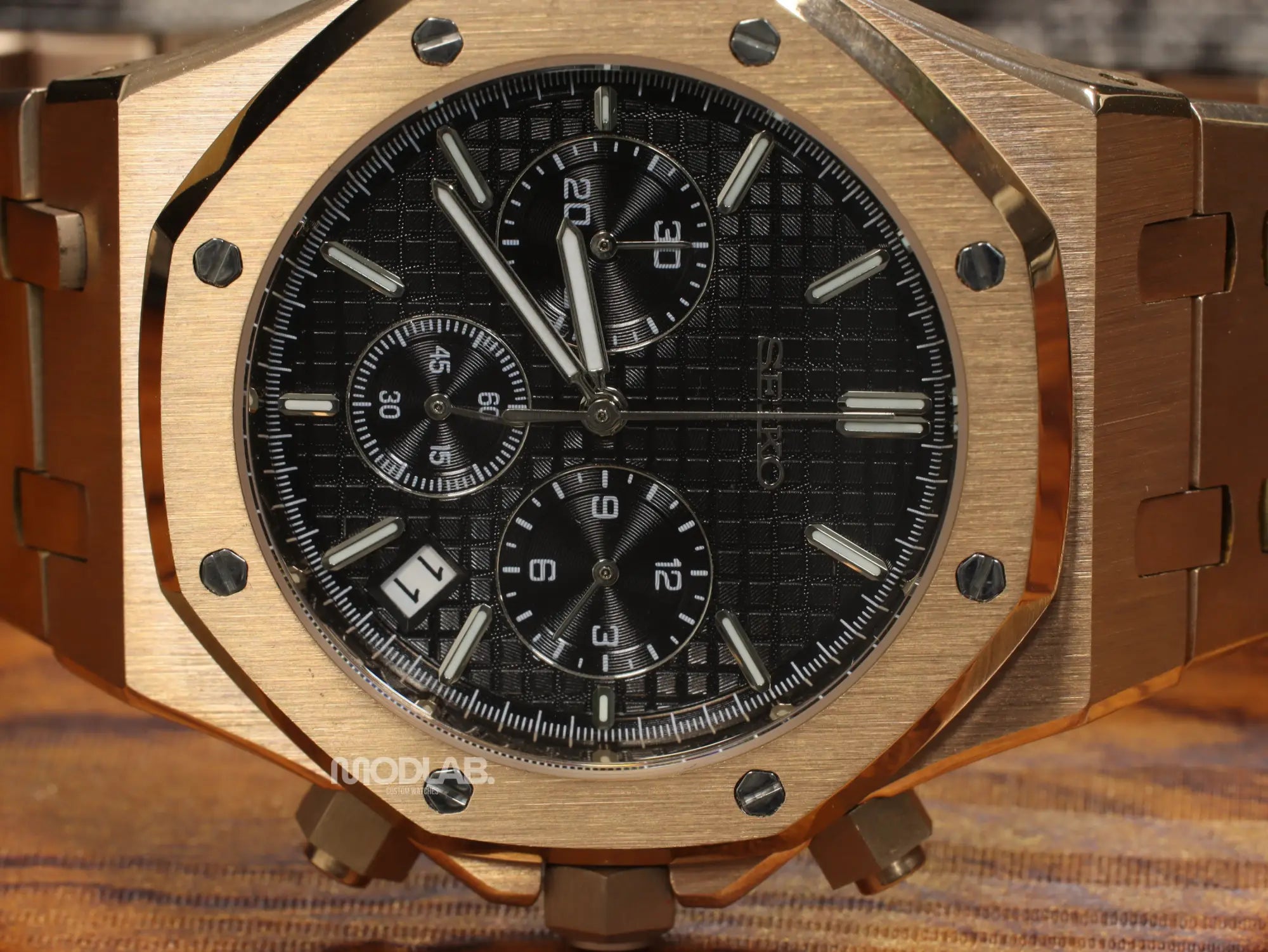 Royal Seikoak | Rose Gold Black - Royal Oak