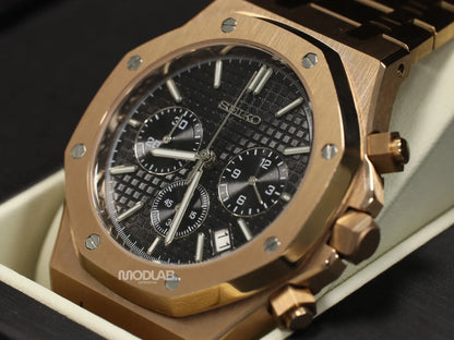 Royal Seikoak | Rose Gold Black - Royal Oak