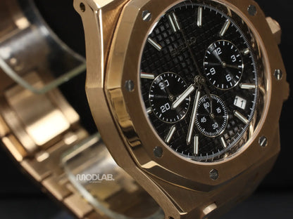 Royal Seikoak | Rose Gold Black - Royal Oak