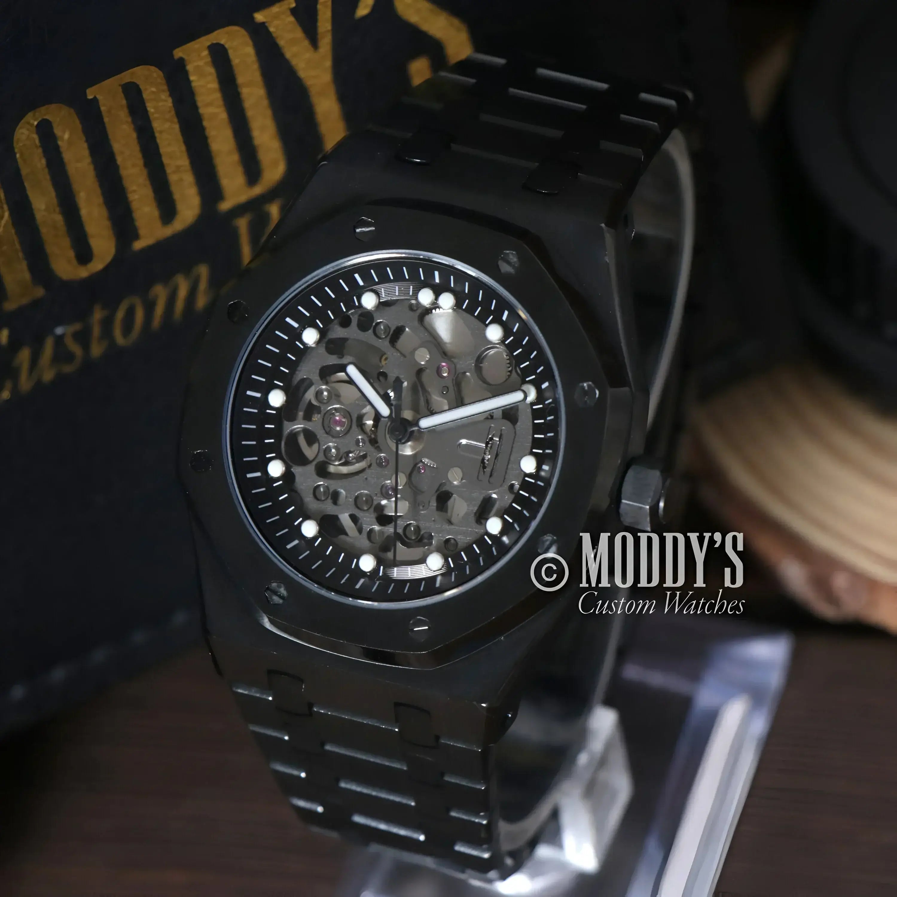 Royal Seikoak | Skeleton Full Black