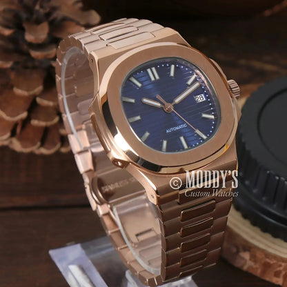 Nautiko | Rose Gold Royal Blue