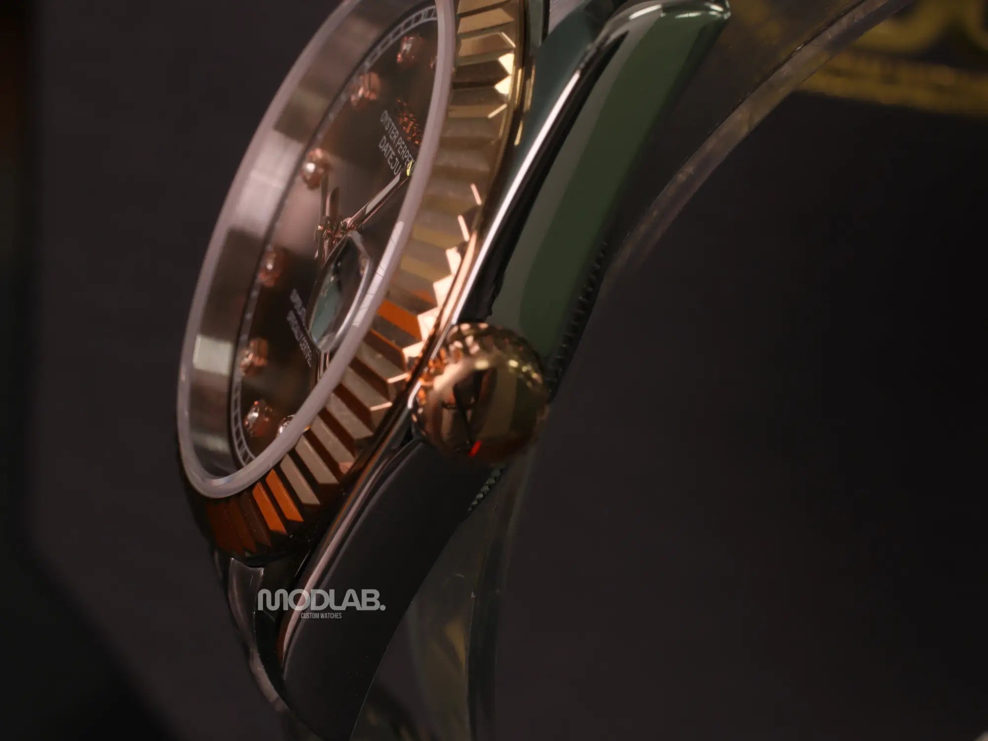 Seikojust | Chocolate Crystals - Datejust