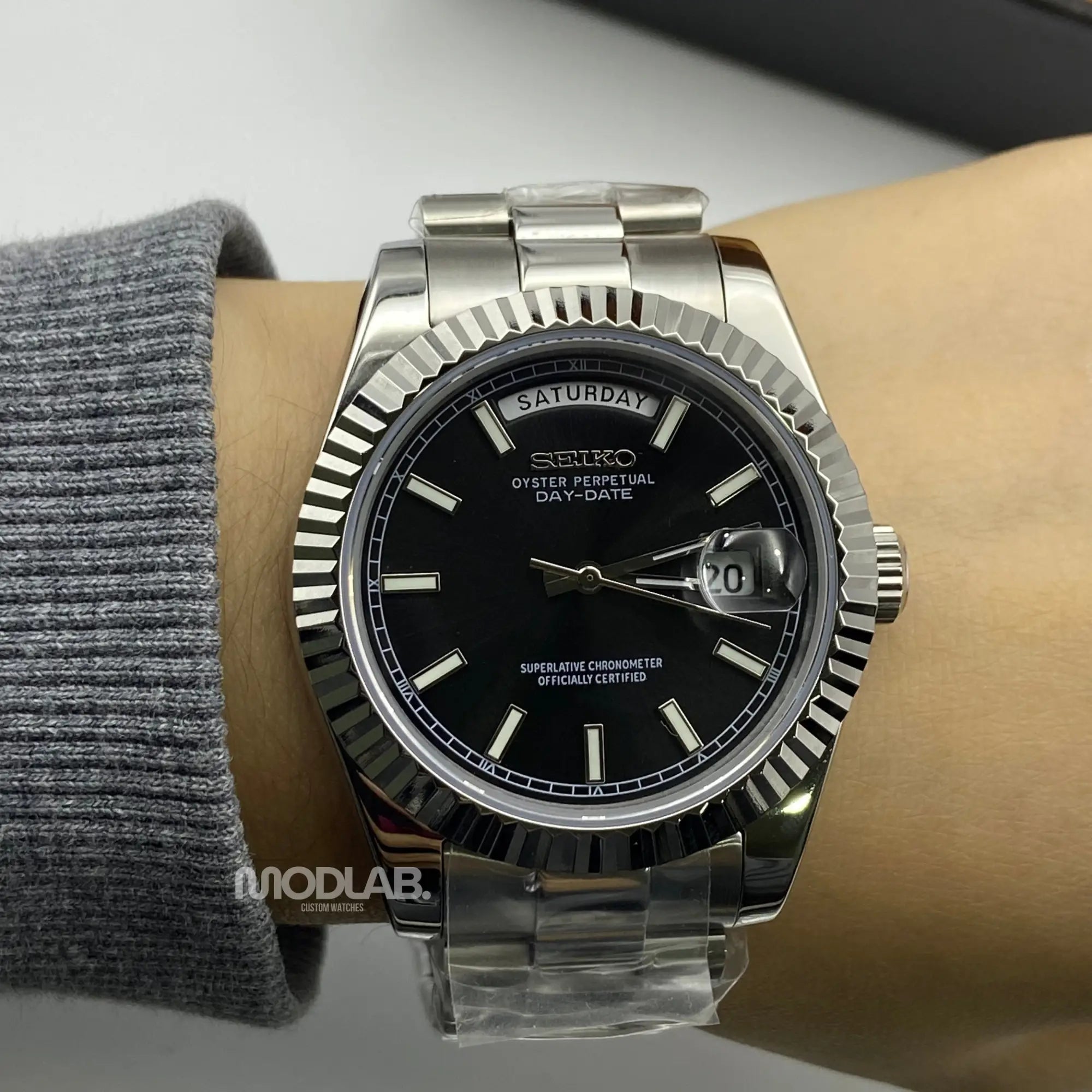 Seikojust | Daydate Classic Black - Datejust