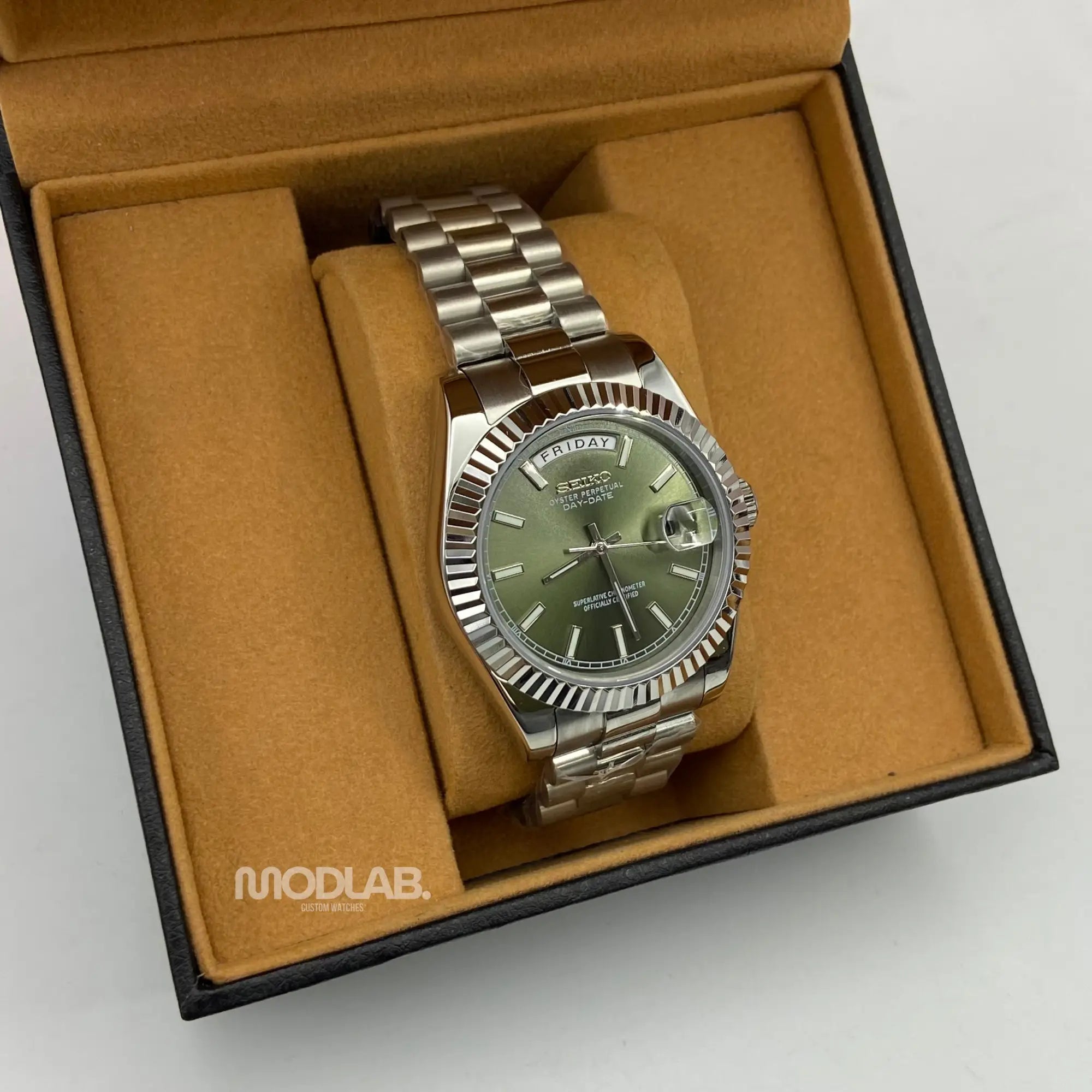 Seikojust | Daydate Dark Green - Datejust