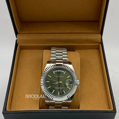Seikojust | Daydate Dark Green - Datejust
