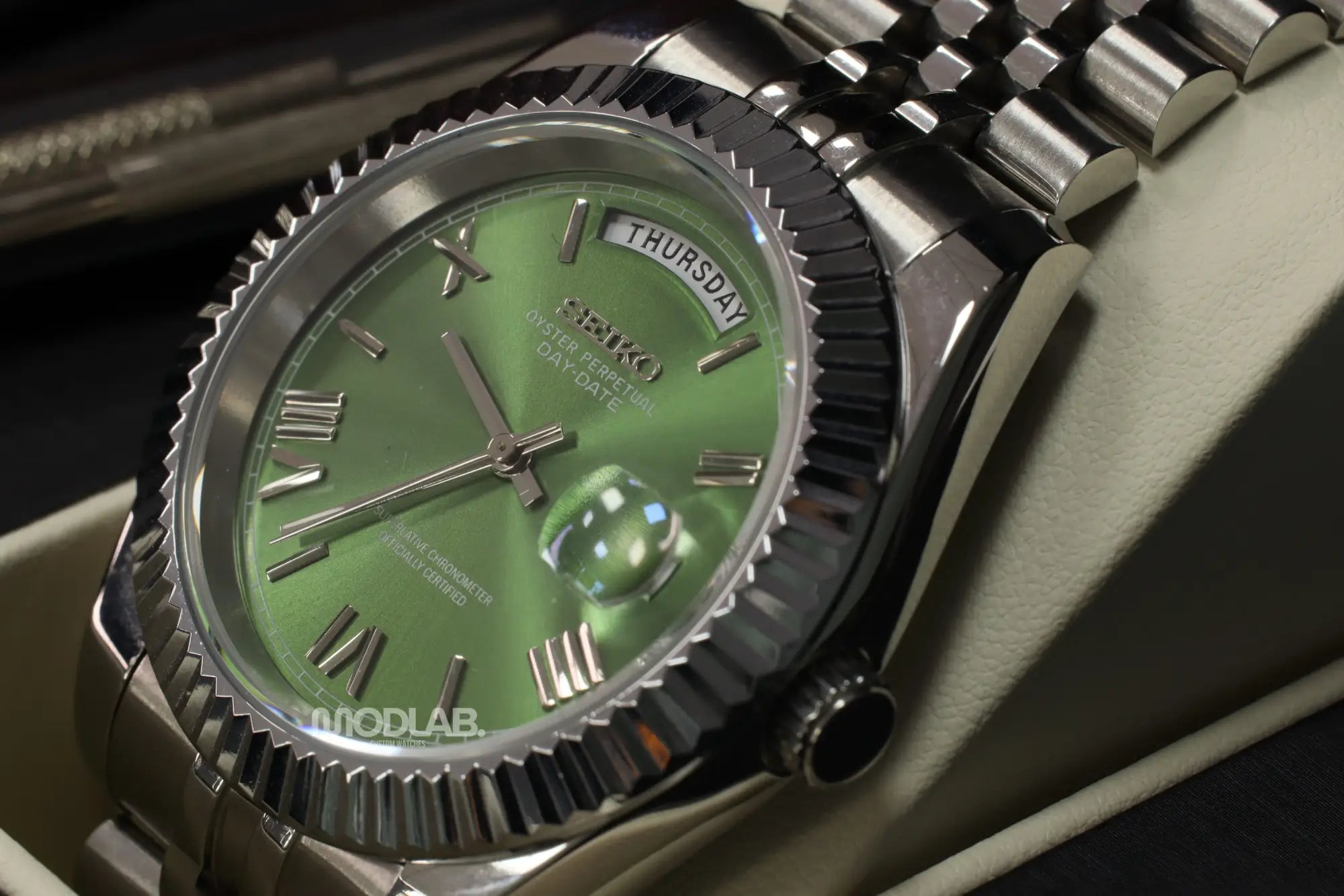 Seikojust | Daydate Green Roman - Datejust