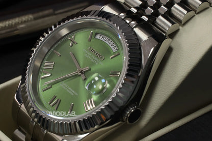 Seikojust | Daydate Green Roman - Datejust