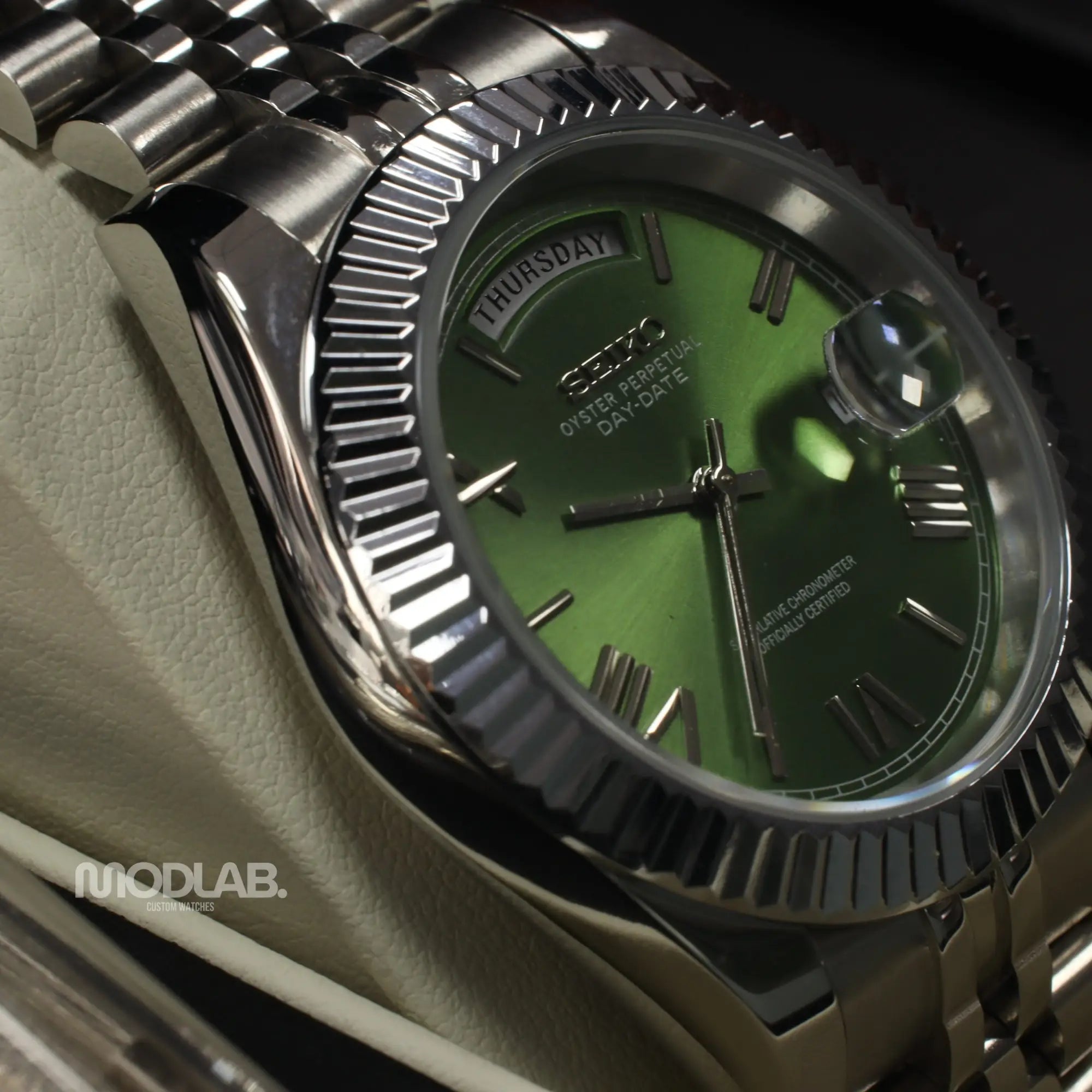 Seikojust | Daydate Green Roman - Datejust