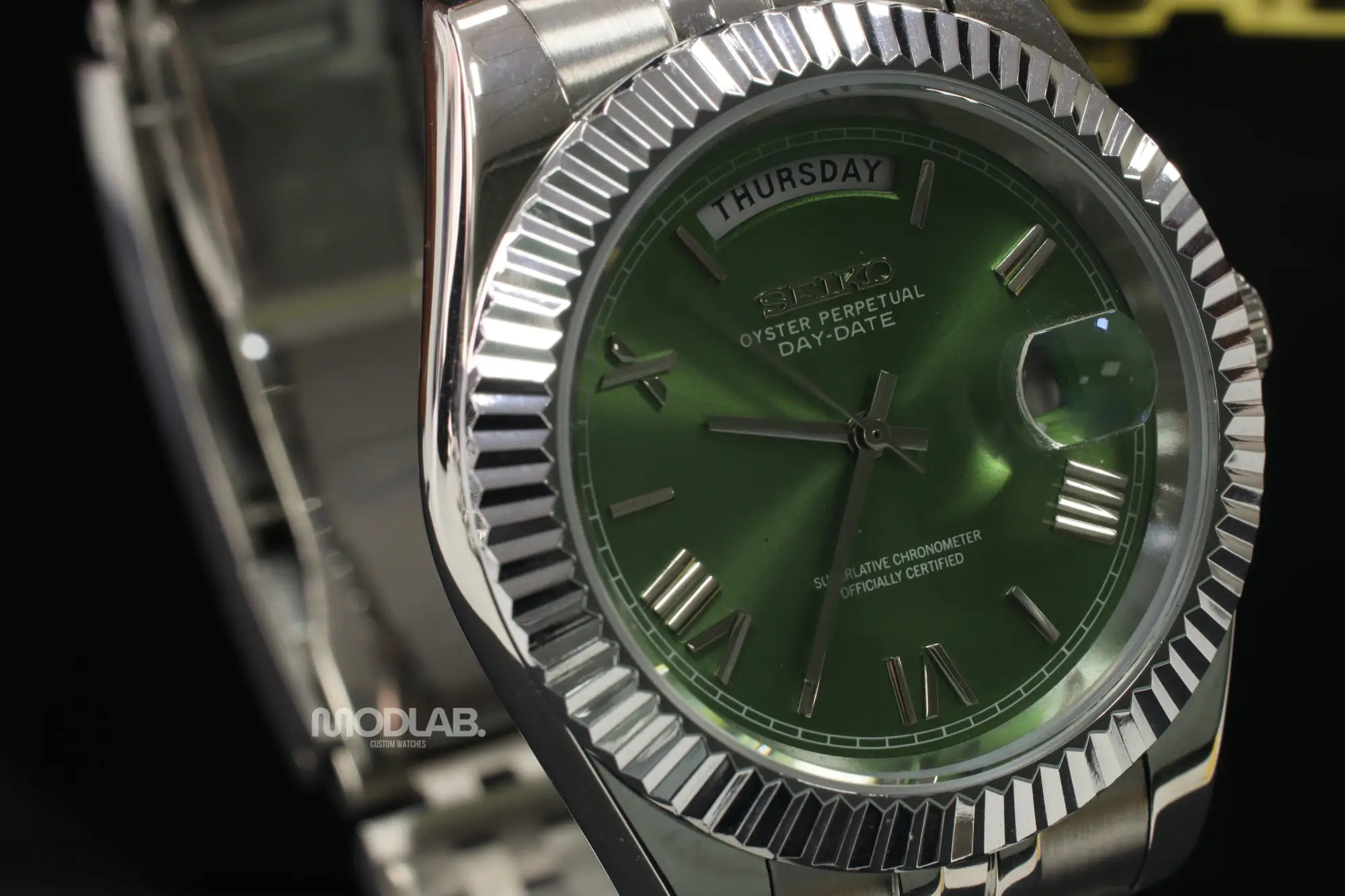 Seikojust | Daydate Green Roman - Datejust